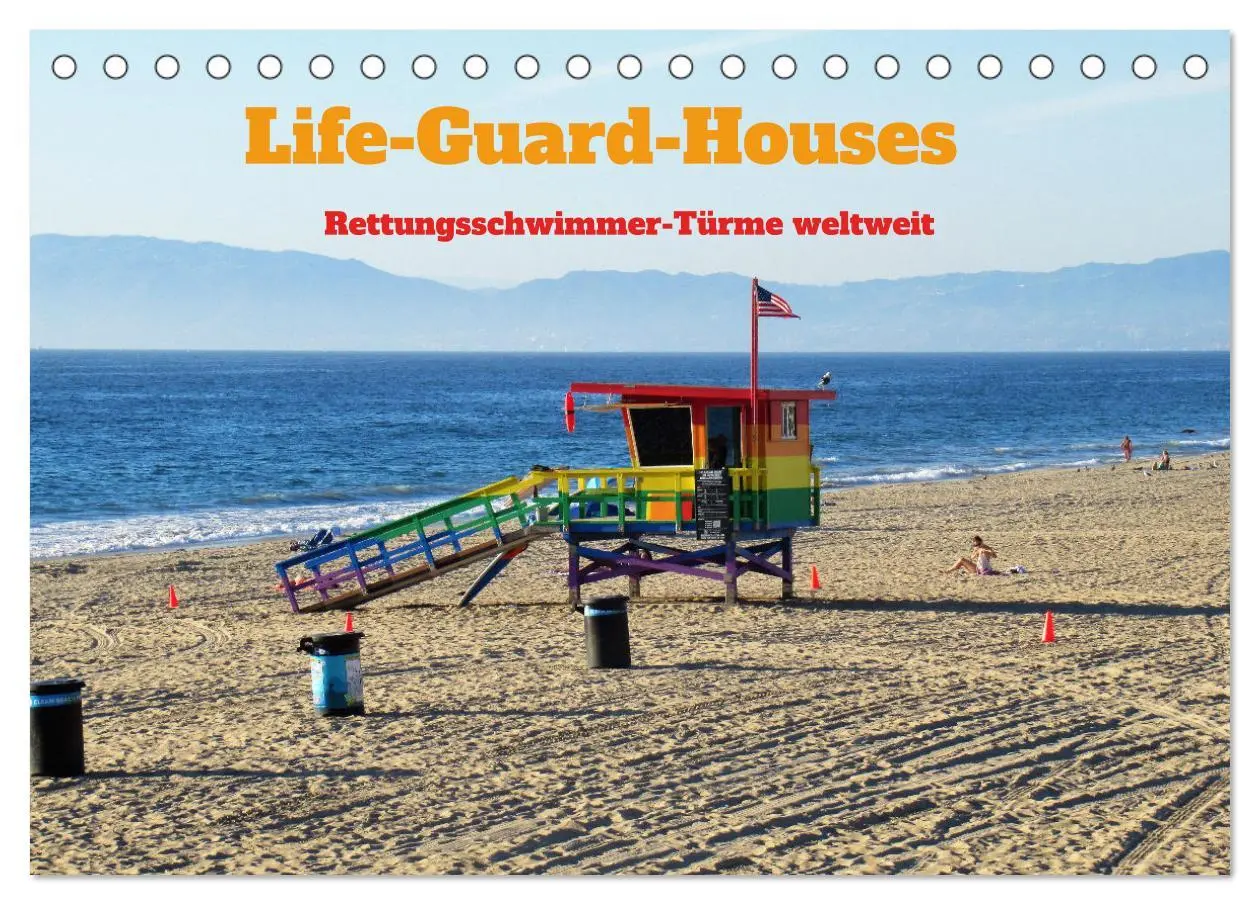 Cover: 9783457504949 | Life-Guard-Houses (Tischkalender 2026 DIN A5 quer), CALVENDO...