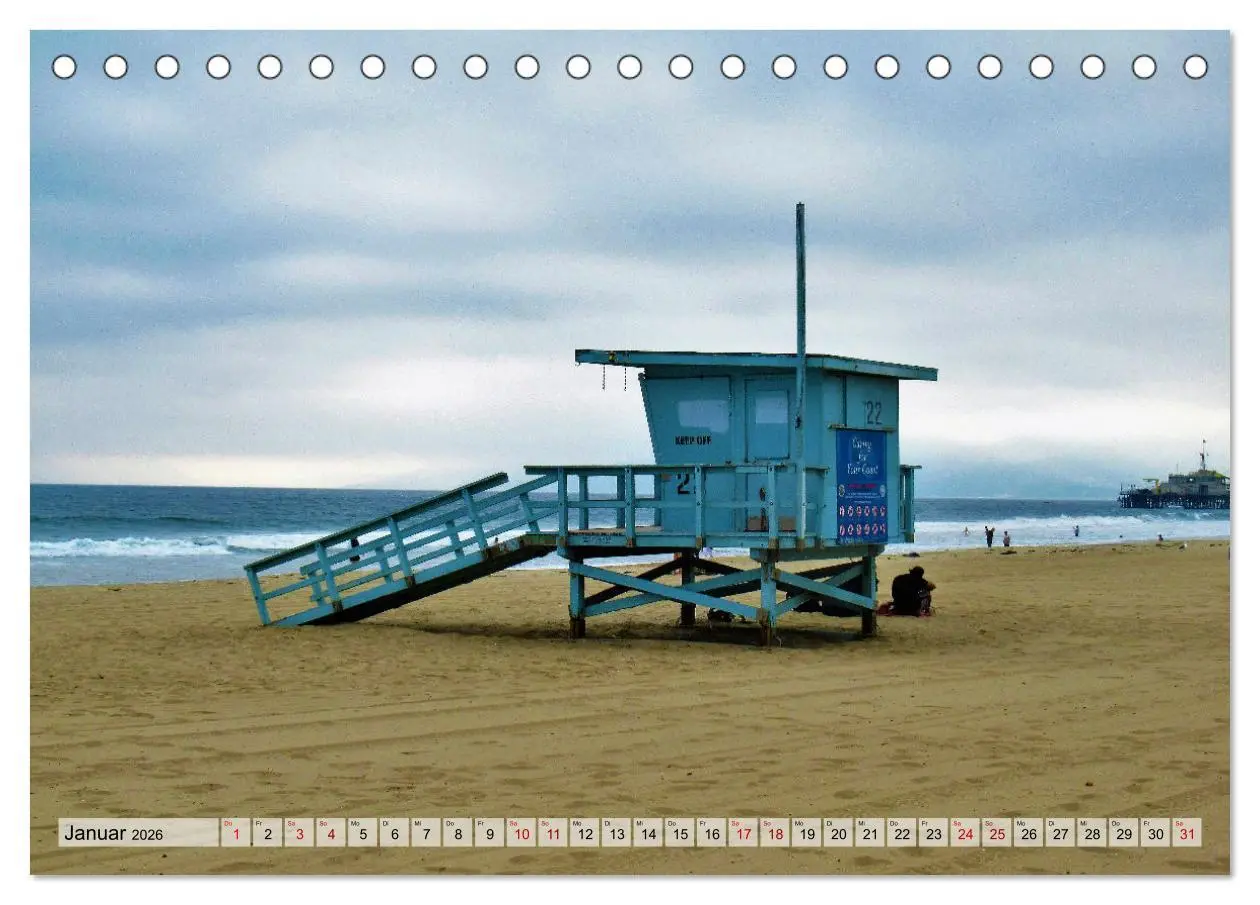 Bild: 9783457504949 | Life-Guard-Houses (Tischkalender 2026 DIN A5 quer), CALVENDO...