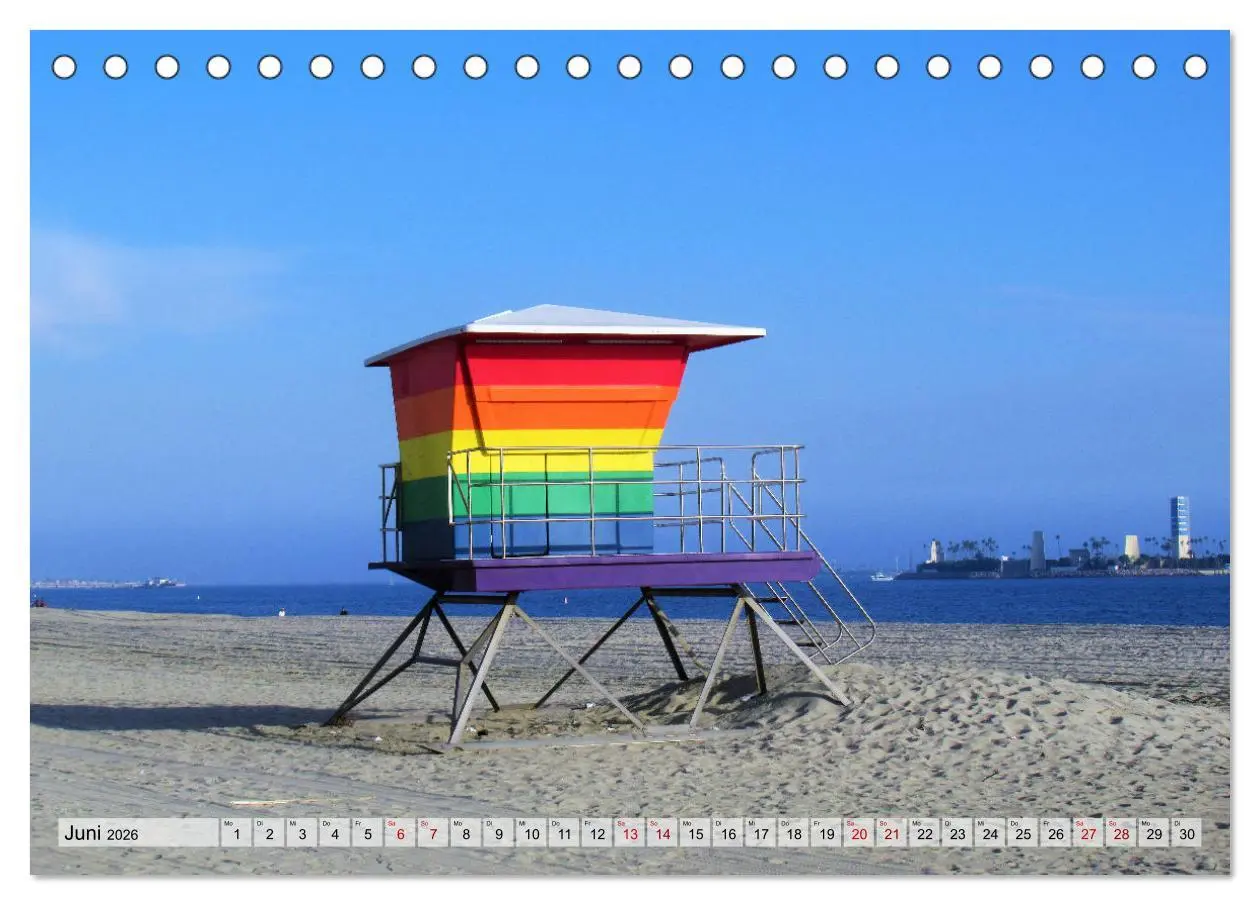 Bild: 9783457504949 | Life-Guard-Houses (Tischkalender 2026 DIN A5 quer), CALVENDO...