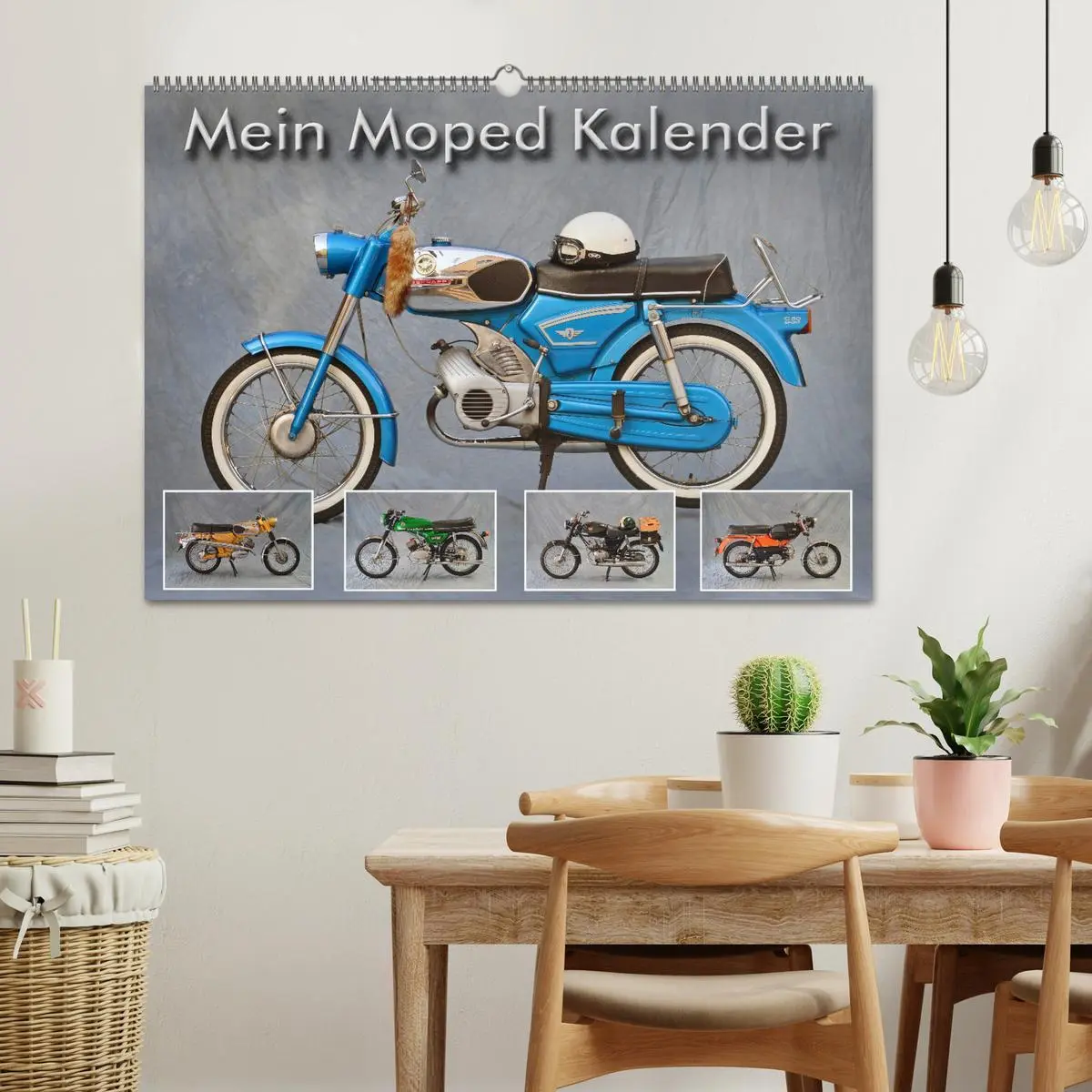 Bild: 9783457674949 | Mein Moped Kalender (Wandkalender 2026 DIN A2 quer), CALVENDO...