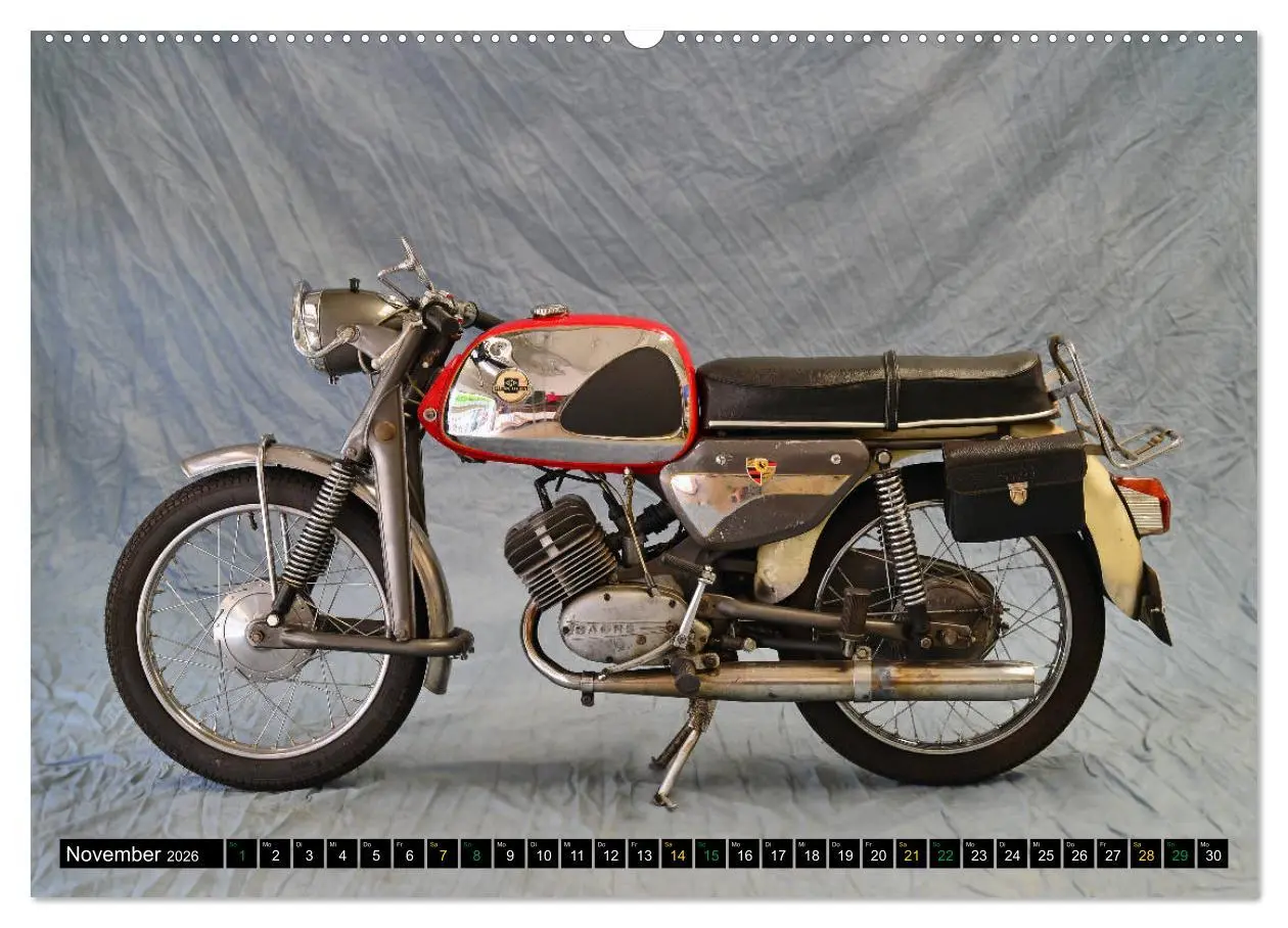 Bild: 9783457674949 | Mein Moped Kalender (Wandkalender 2026 DIN A2 quer), CALVENDO...