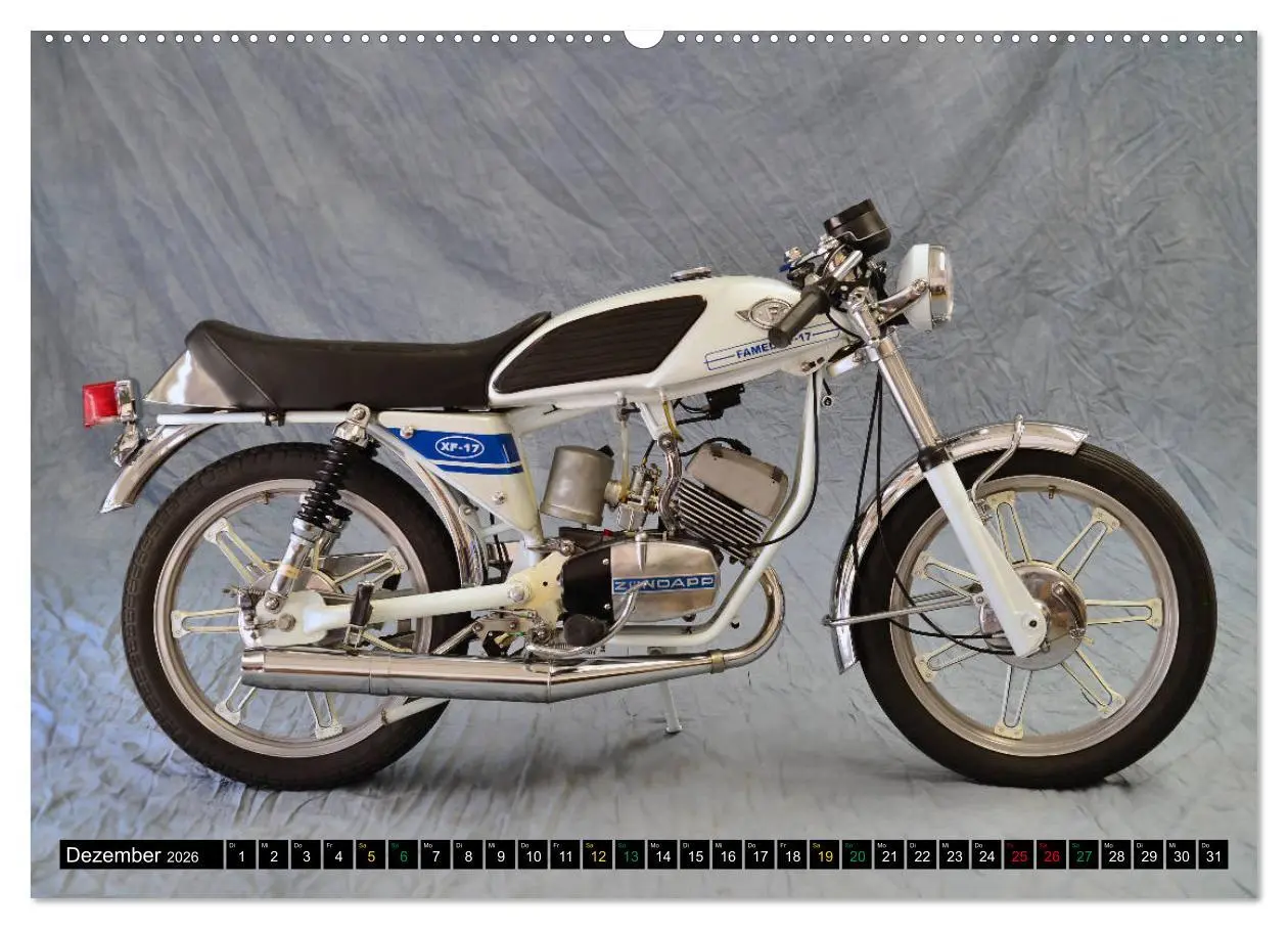 Bild: 9783457674949 | Mein Moped Kalender (Wandkalender 2026 DIN A2 quer), CALVENDO...