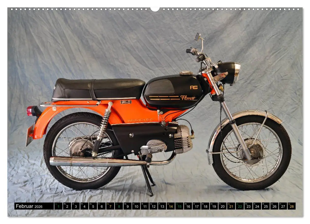 Bild: 9783457674949 | Mein Moped Kalender (Wandkalender 2026 DIN A2 quer), CALVENDO...