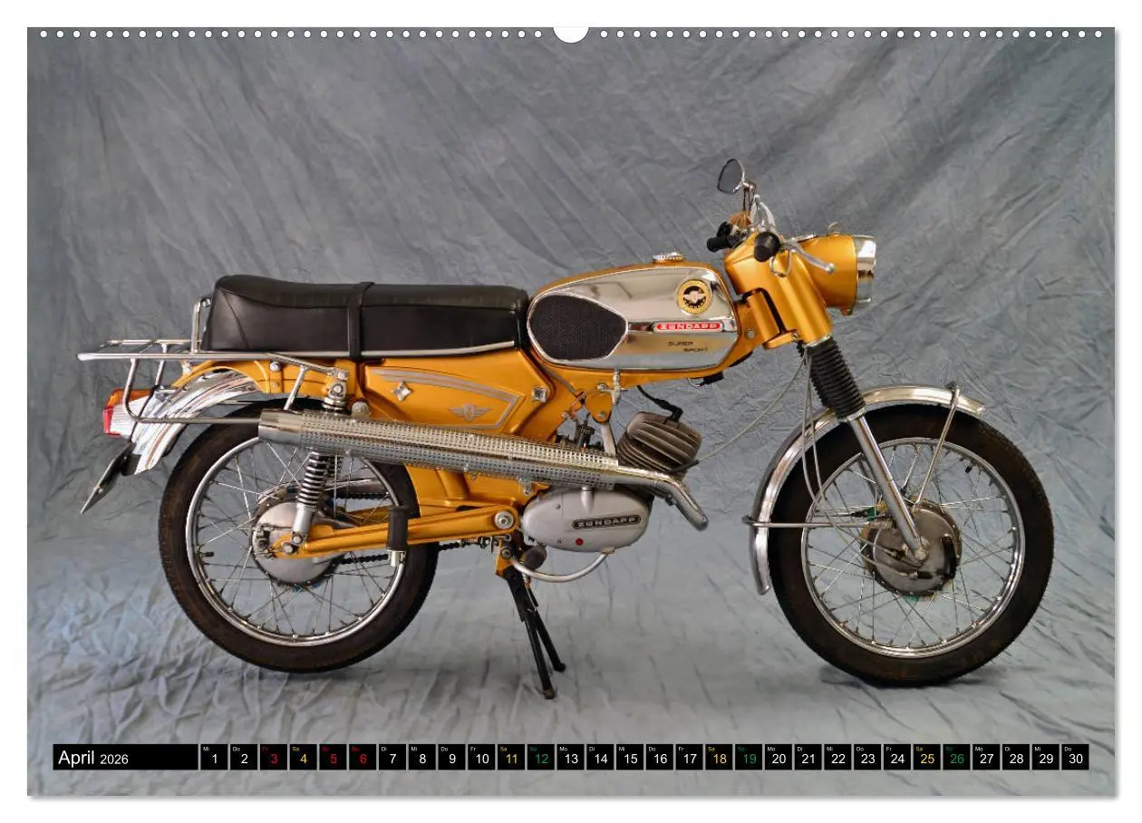 Bild: 9783457674949 | Mein Moped Kalender (Wandkalender 2026 DIN A2 quer), CALVENDO...