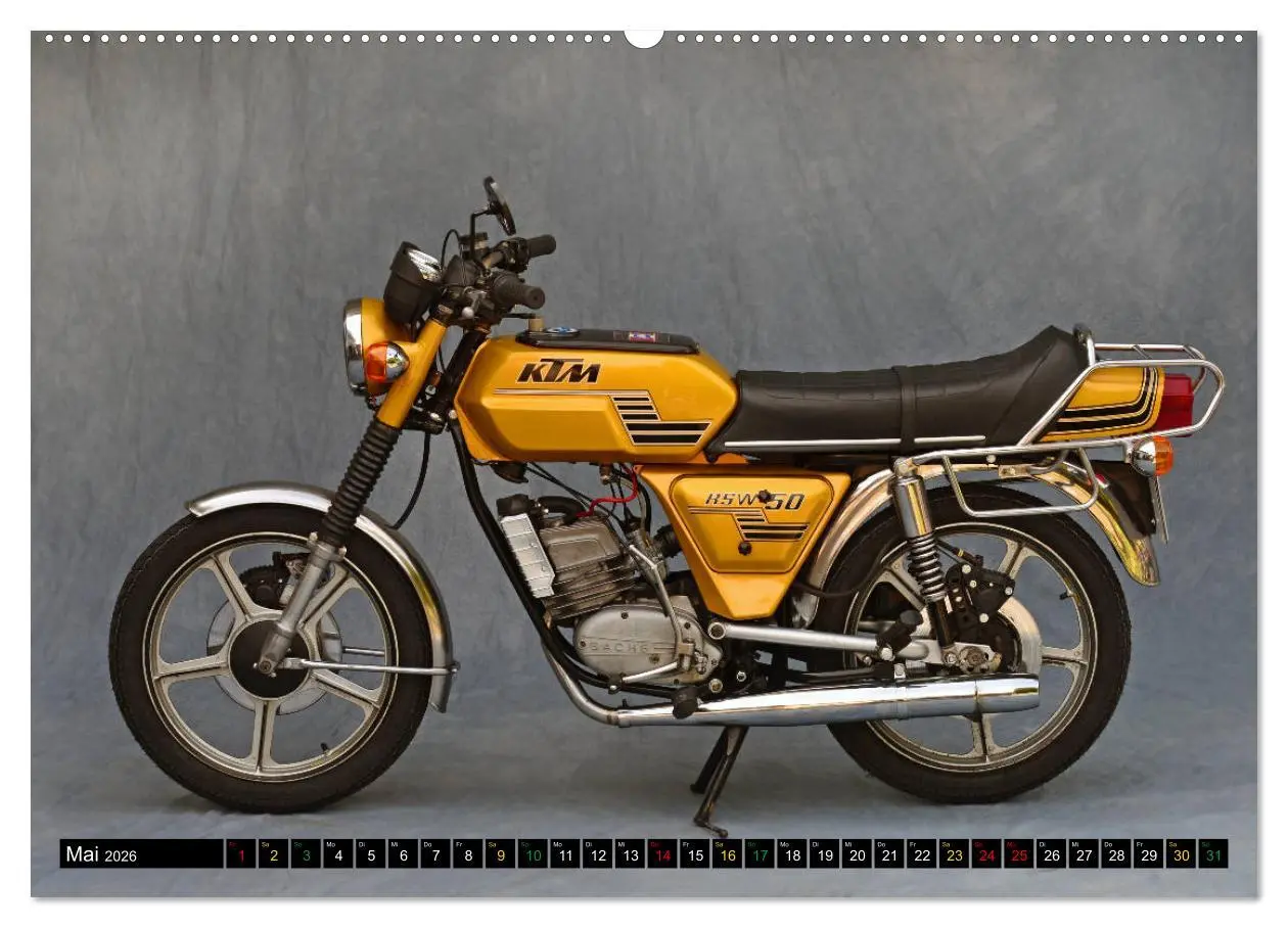 Bild: 9783457674949 | Mein Moped Kalender (Wandkalender 2026 DIN A2 quer), CALVENDO...