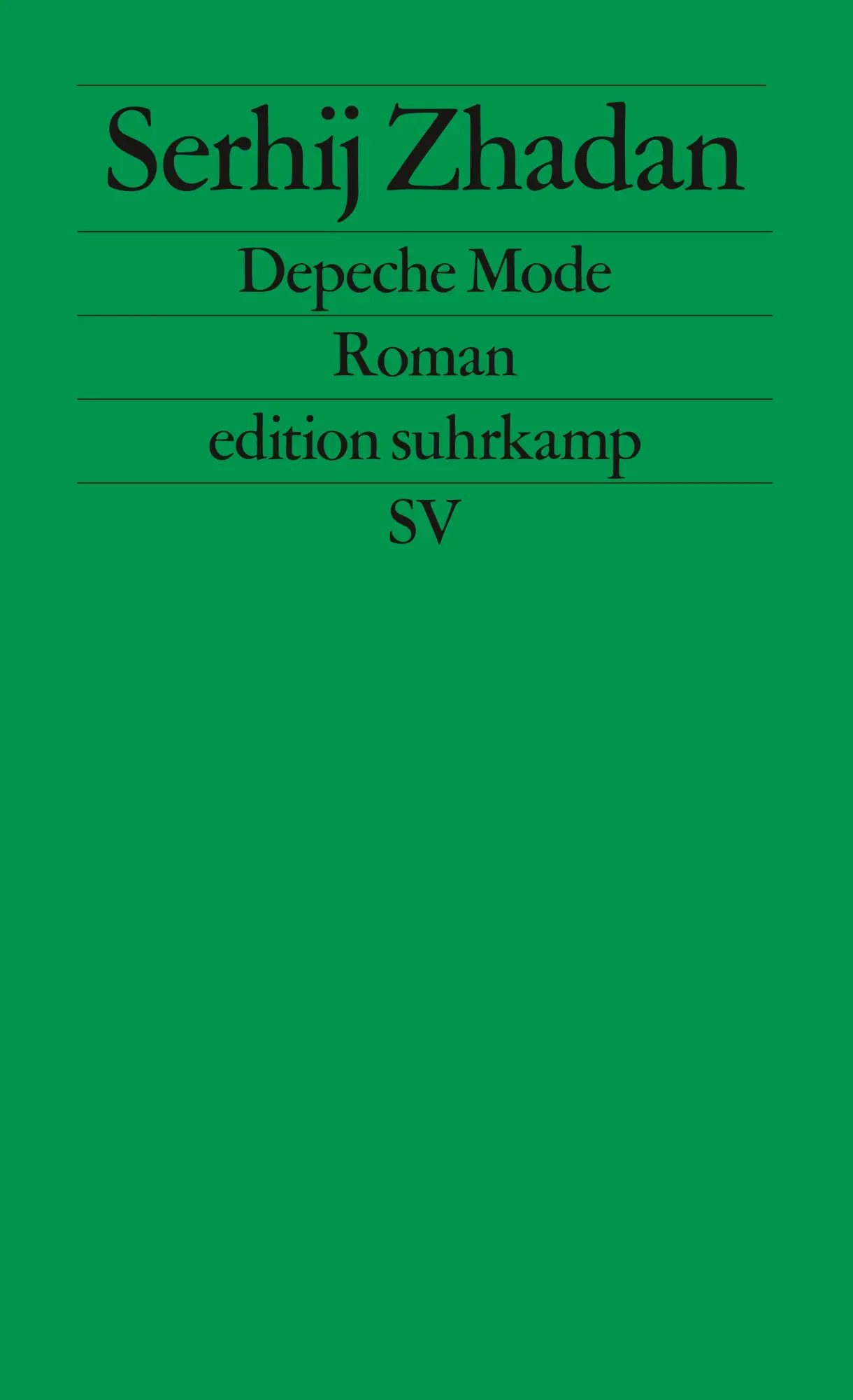 Cover: 9783518124949 | Depeche Mode | Serhij Zhadan | Taschenbuch | edition suhrkamp | 245 S.