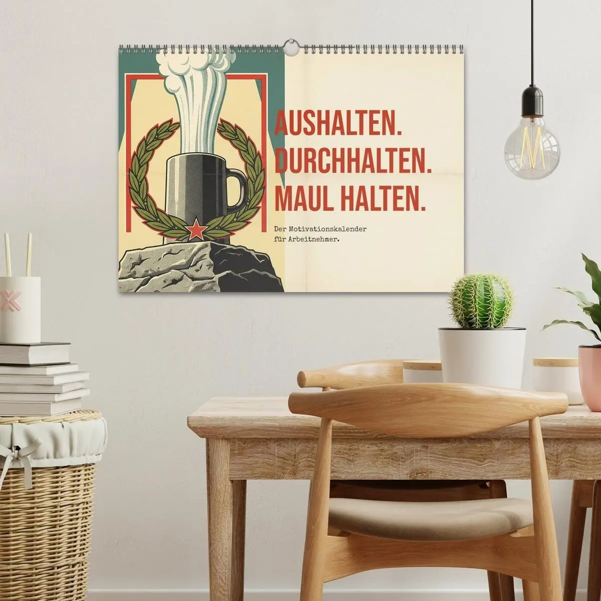 Bild: 9783594364949 | Aushalten. Durchhalten. Maul halten. (Wandkalender 2027 DIN A3...
