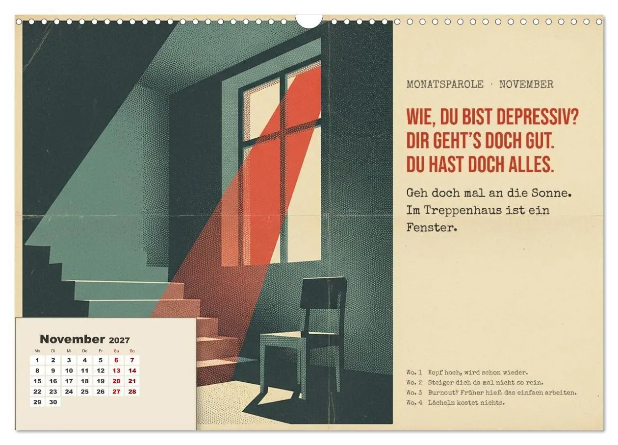 Bild: 9783594364949 | Aushalten. Durchhalten. Maul halten. (Wandkalender 2027 DIN A3...