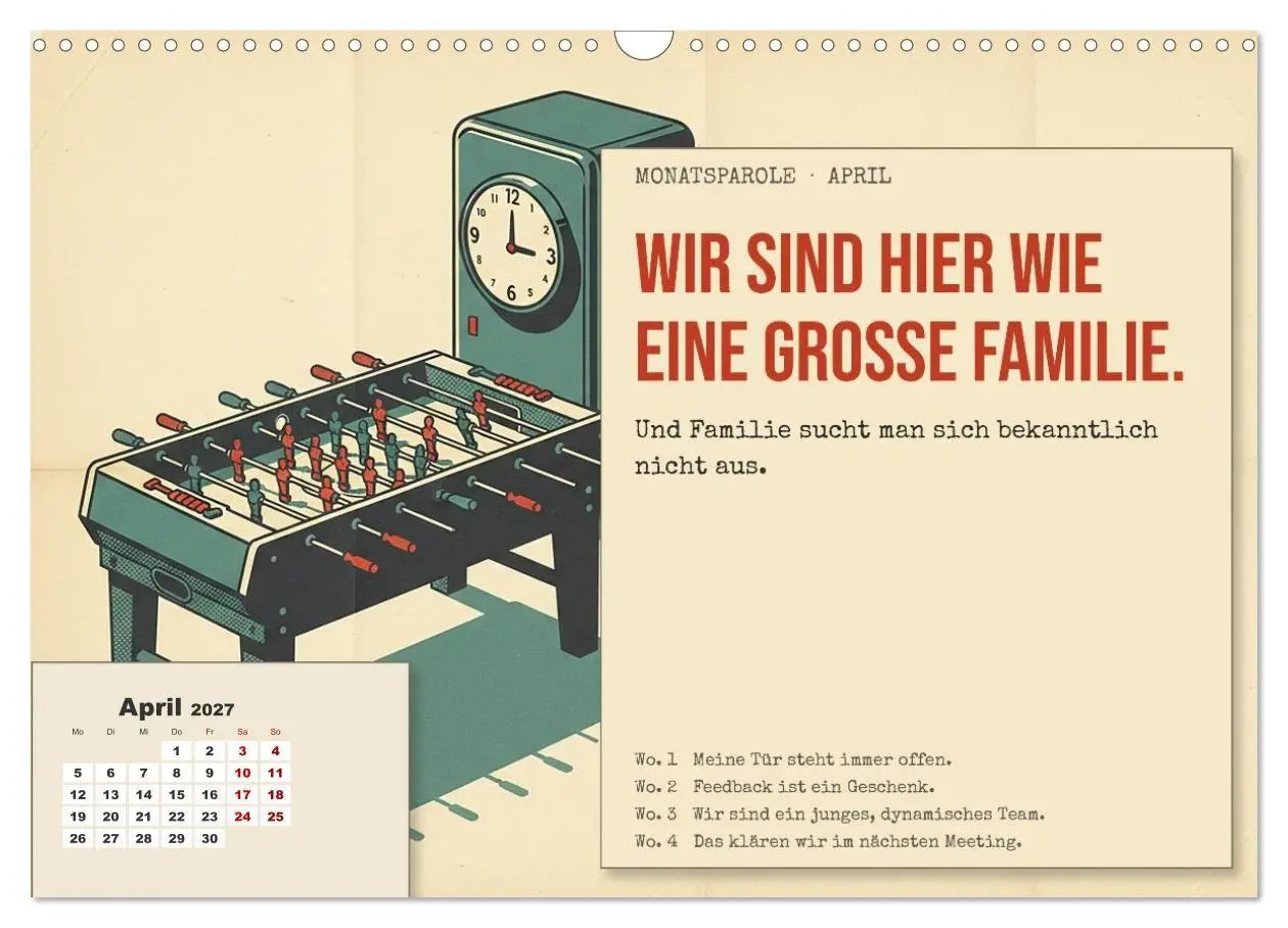 Bild: 9783594364949 | Aushalten. Durchhalten. Maul halten. (Wandkalender 2027 DIN A3...