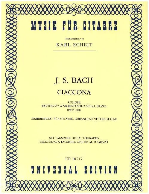 Cover: 9783702404949 | Chaconne | Karl Scheit | Noten Partitur | Buch | Universal Edition