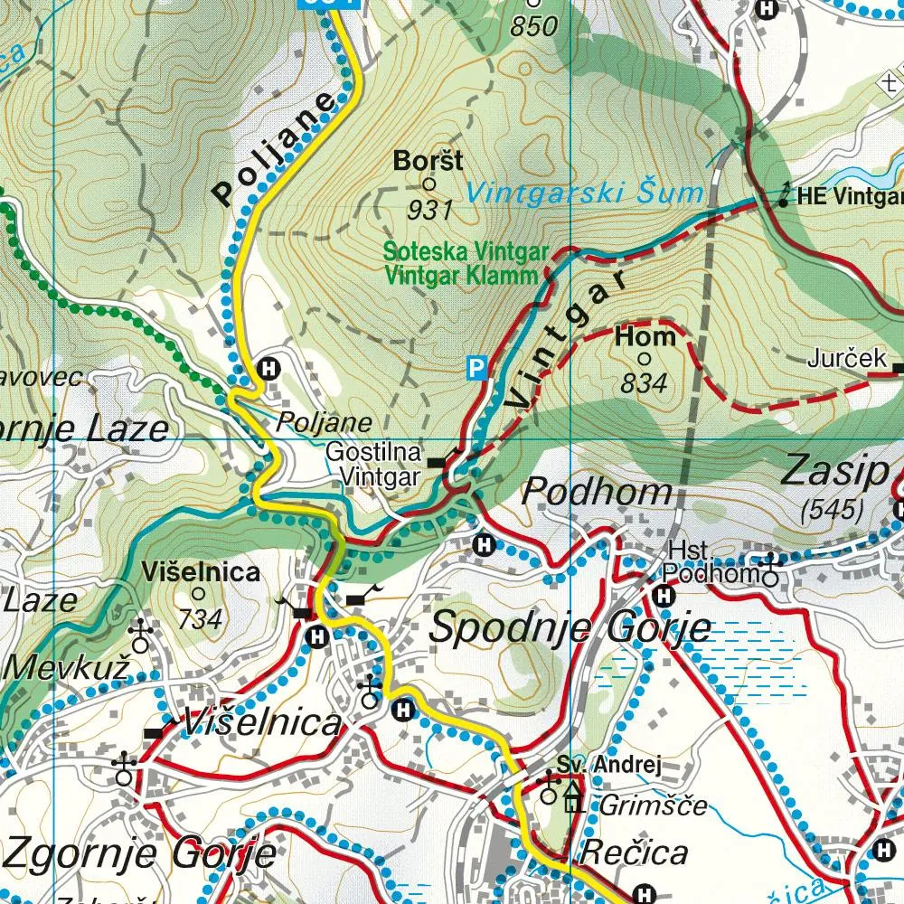 Bild: 9783707904949 | WK 5141 Nationalpark Triglav - Kranjska Gora - Planica - Bled,...