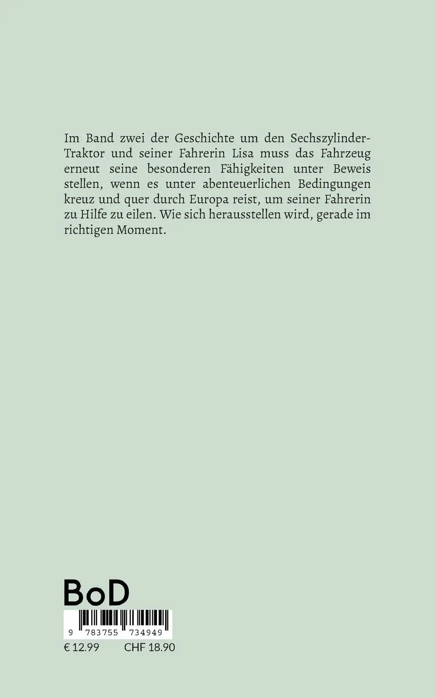 Rückseite: 9783755734949 | Sechszylinder Band Zwei | Rose von Stackelberg (u. a.) | Taschenbuch