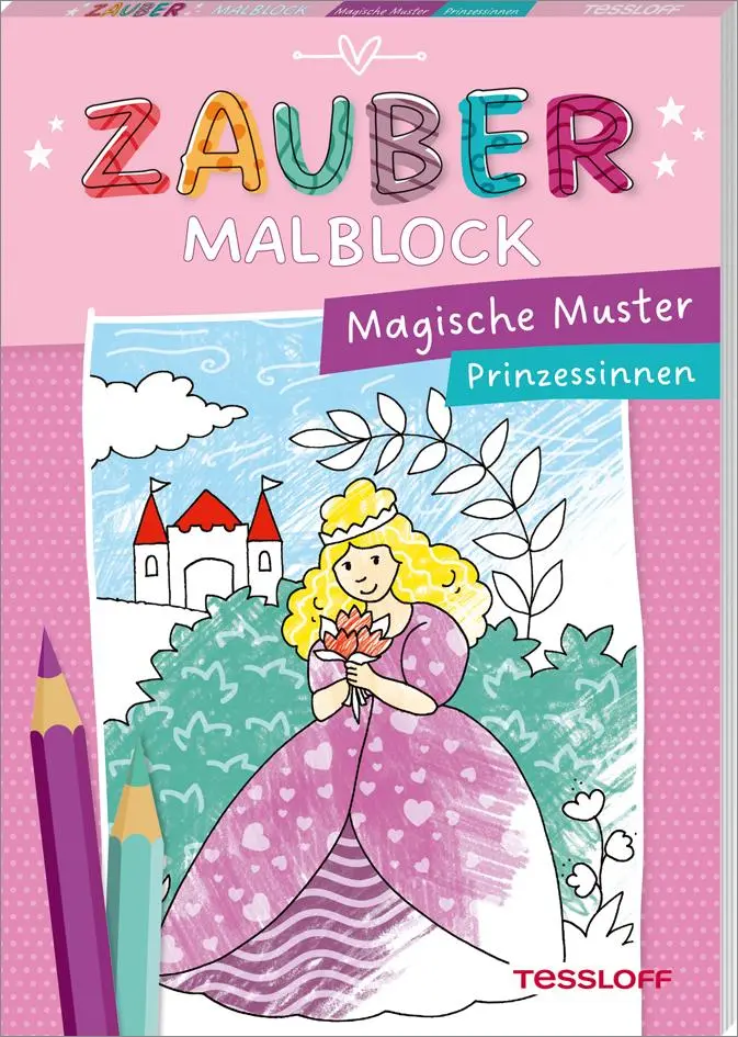 Cover: 9783788644949 | Zaubermalblock. Magische Muster. Prinzessinnen | Mit tollen Effekten
