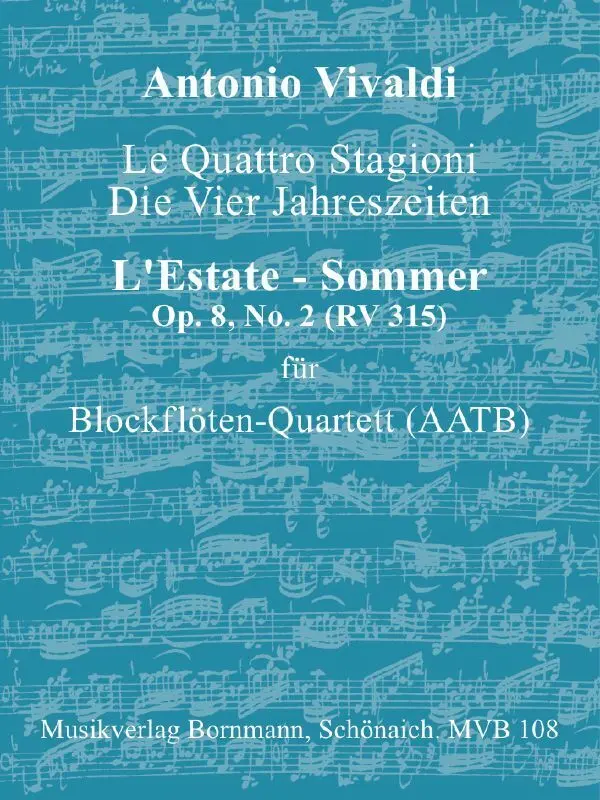 Cover: 9990001334949 | Concerto Op. 8, No. 2 (RV 315) - Sommer | Antonio Vivaldi | 2024
