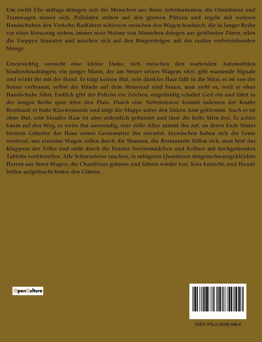 Rückseite: 9782385085049 | Freunde um Bernhard | Annemarie Schwarzenbach | Taschenbuch | 134 S.