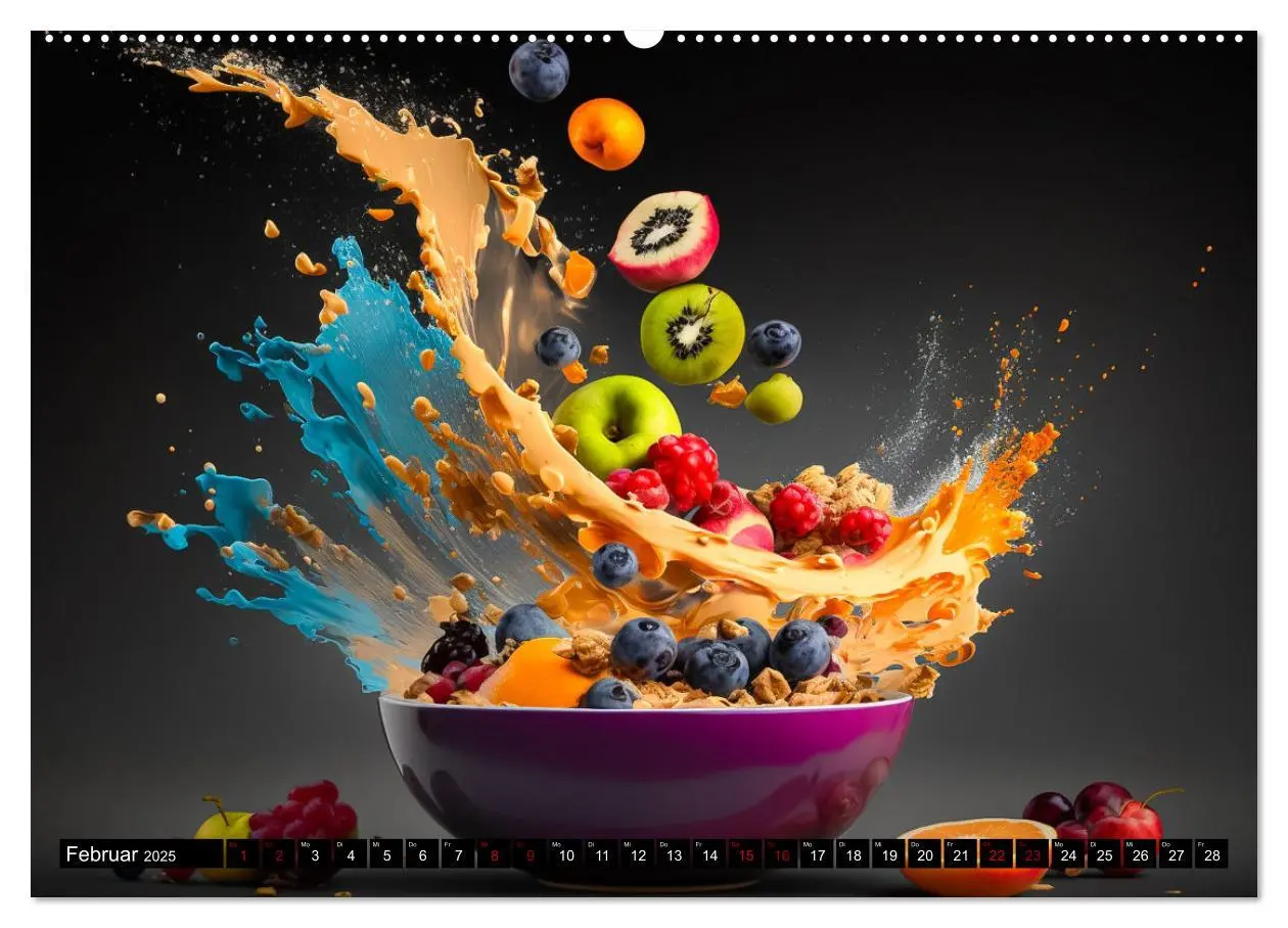 Bild: 9783383905049 | Müsli Frühstück (Wandkalender 2025 DIN A2 quer), CALVENDO...