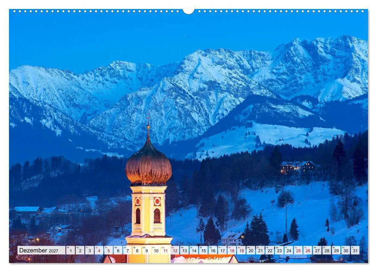 Bild: 9783594255049 | Traumhaftes Allgäu (hochwertiger Premium Wandkalender 2027 DIN A2...