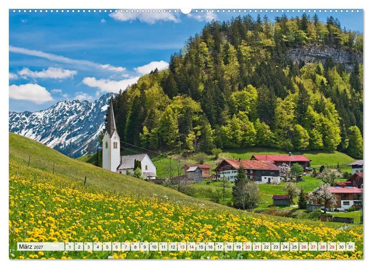 Bild: 9783594255049 | Traumhaftes Allgäu (hochwertiger Premium Wandkalender 2027 DIN A2...