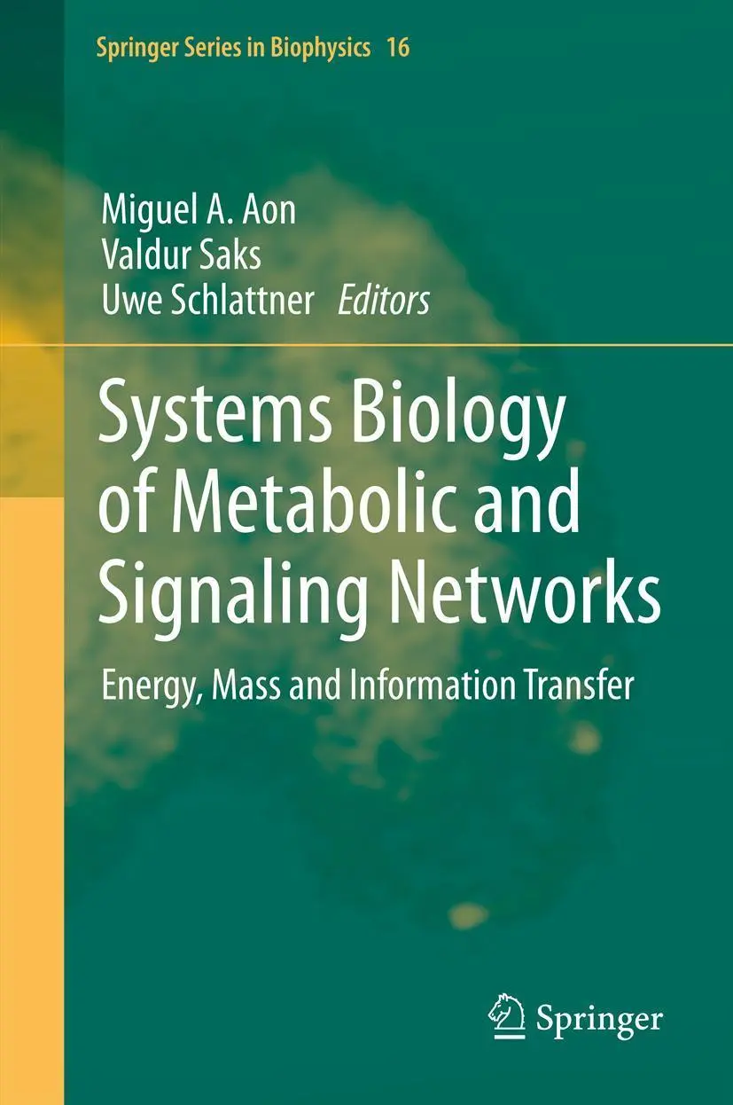 Cover: 9783642385049 | Systems Biology of Metabolic and Signaling Networks | Aon (u. a.) | x
