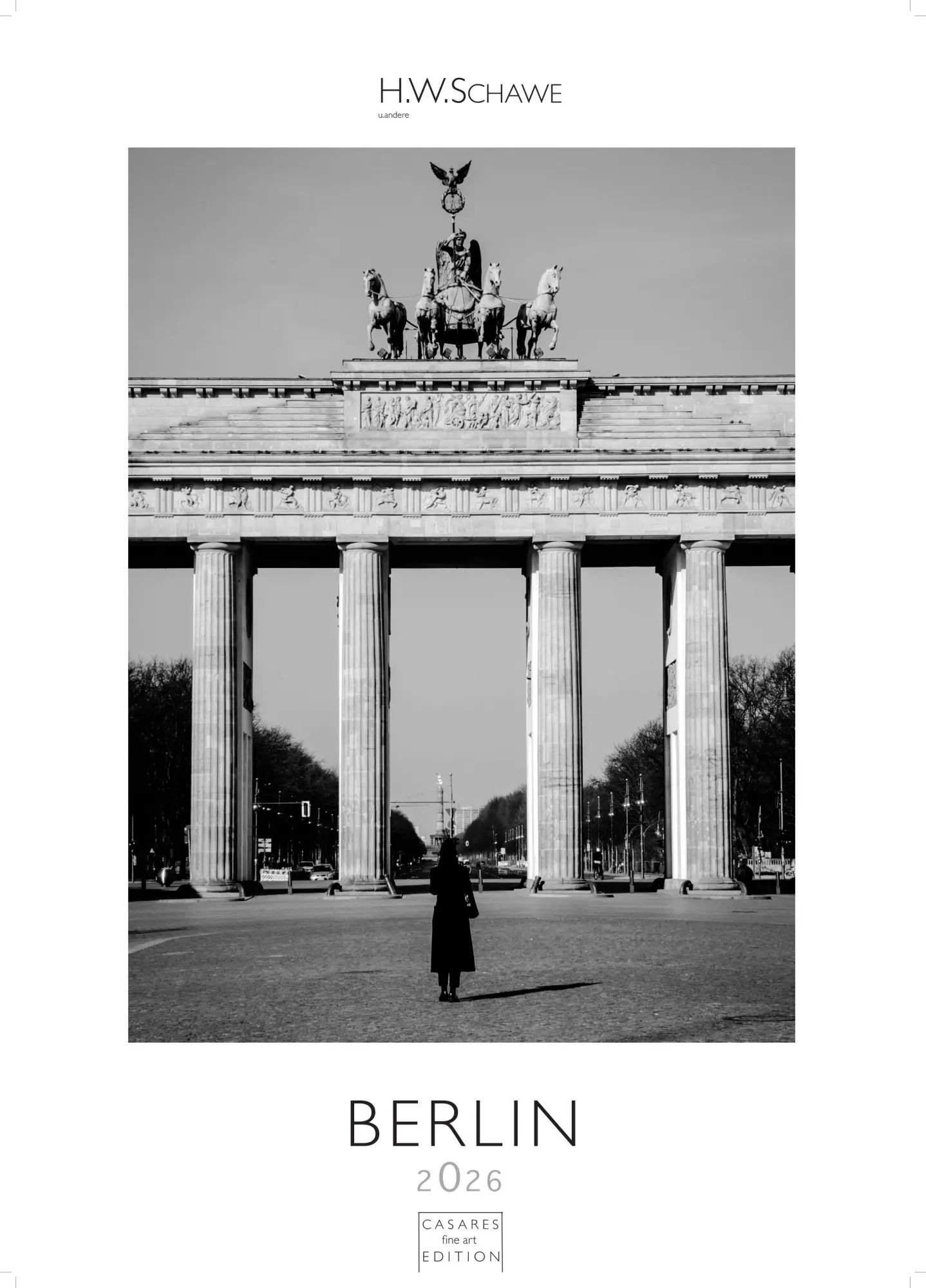Cover: 9781835245149 | Berlin Kalender schwarz-weiss 2026 29x21cm - Eleganter...