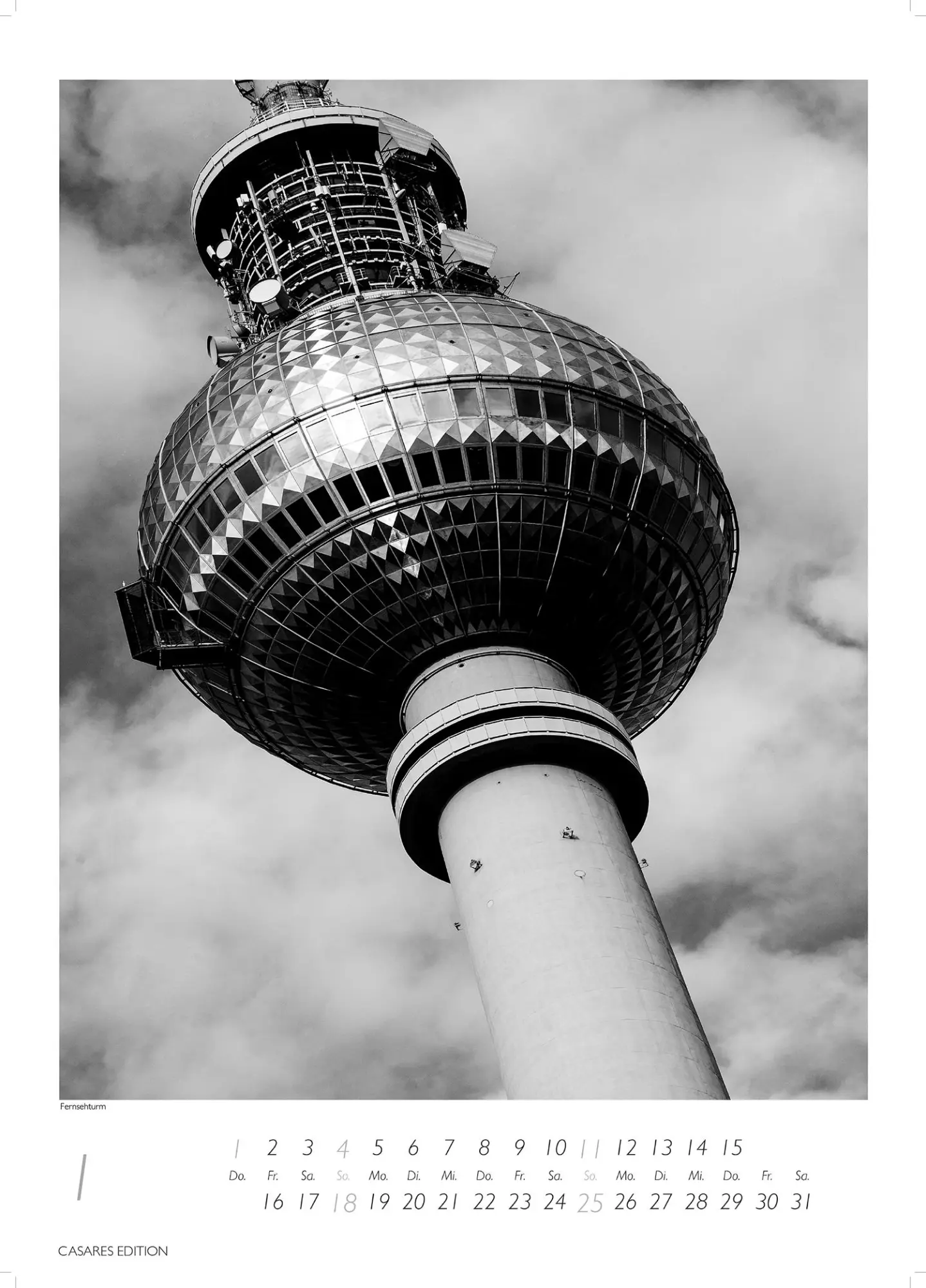 Bild: 9781835245149 | Berlin Kalender schwarz-weiss 2026 29x21cm - Eleganter...