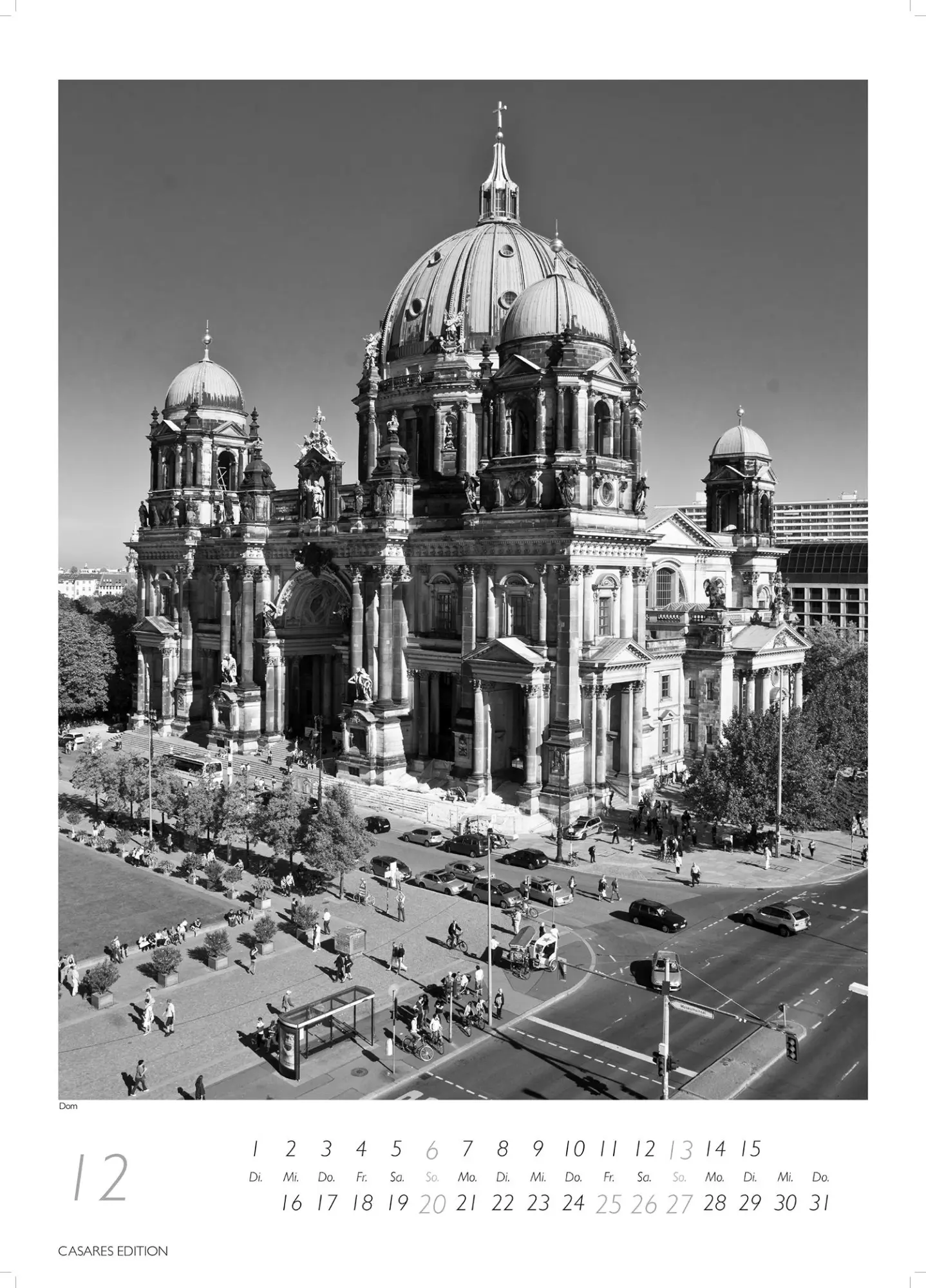 Bild: 9781835245149 | Berlin Kalender schwarz-weiss 2026 29x21cm - Eleganter...