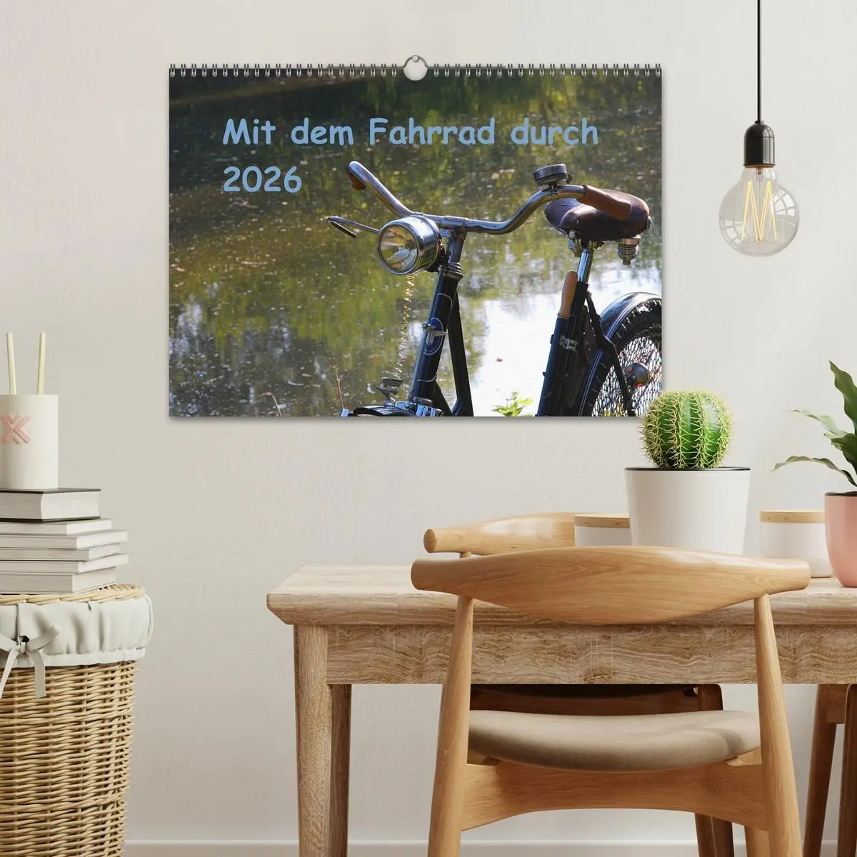Bild: 9783516025149 | Mit dem Fahrrad durch 2026 (Wandkalender 2026 DIN A3 quer),...