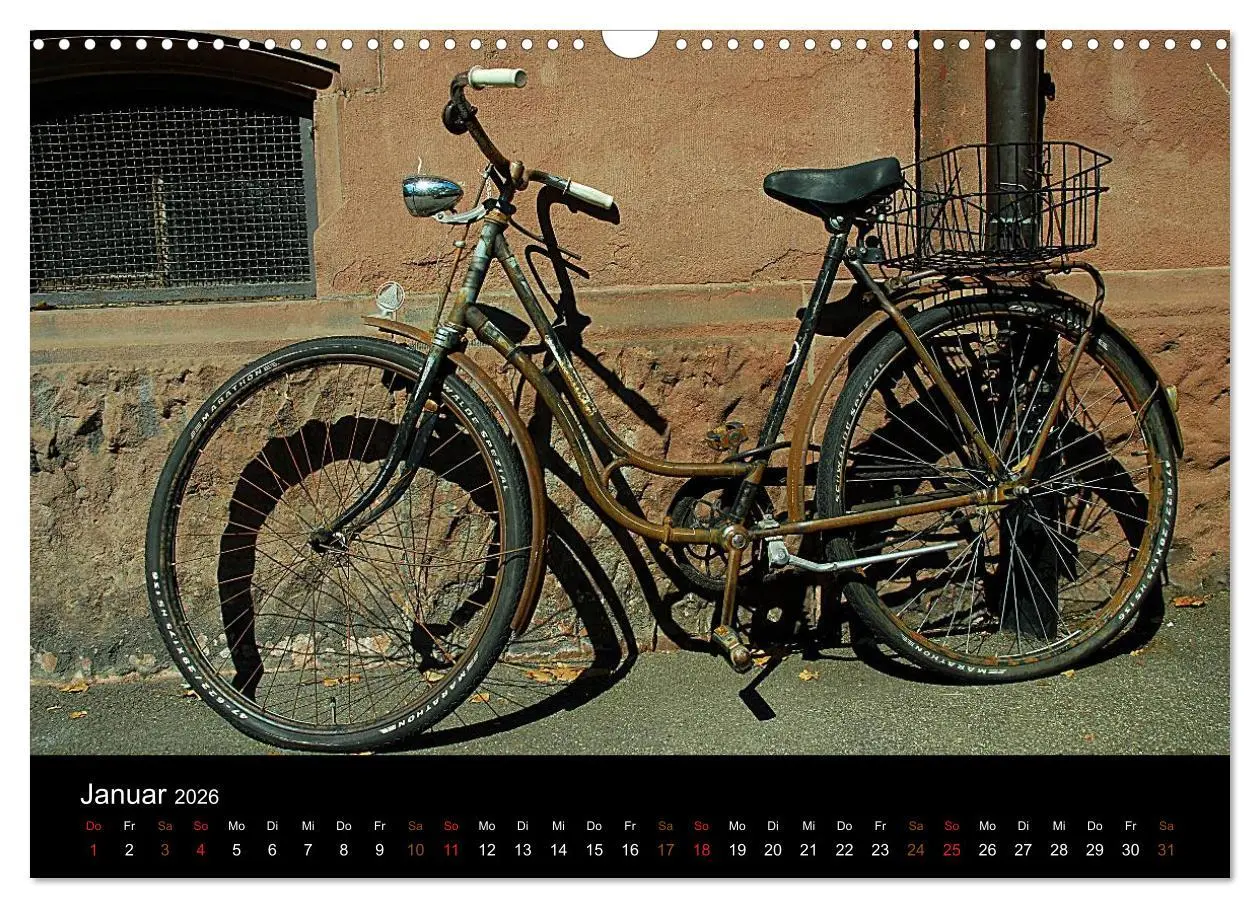 Bild: 9783516025149 | Mit dem Fahrrad durch 2026 (Wandkalender 2026 DIN A3 quer),...