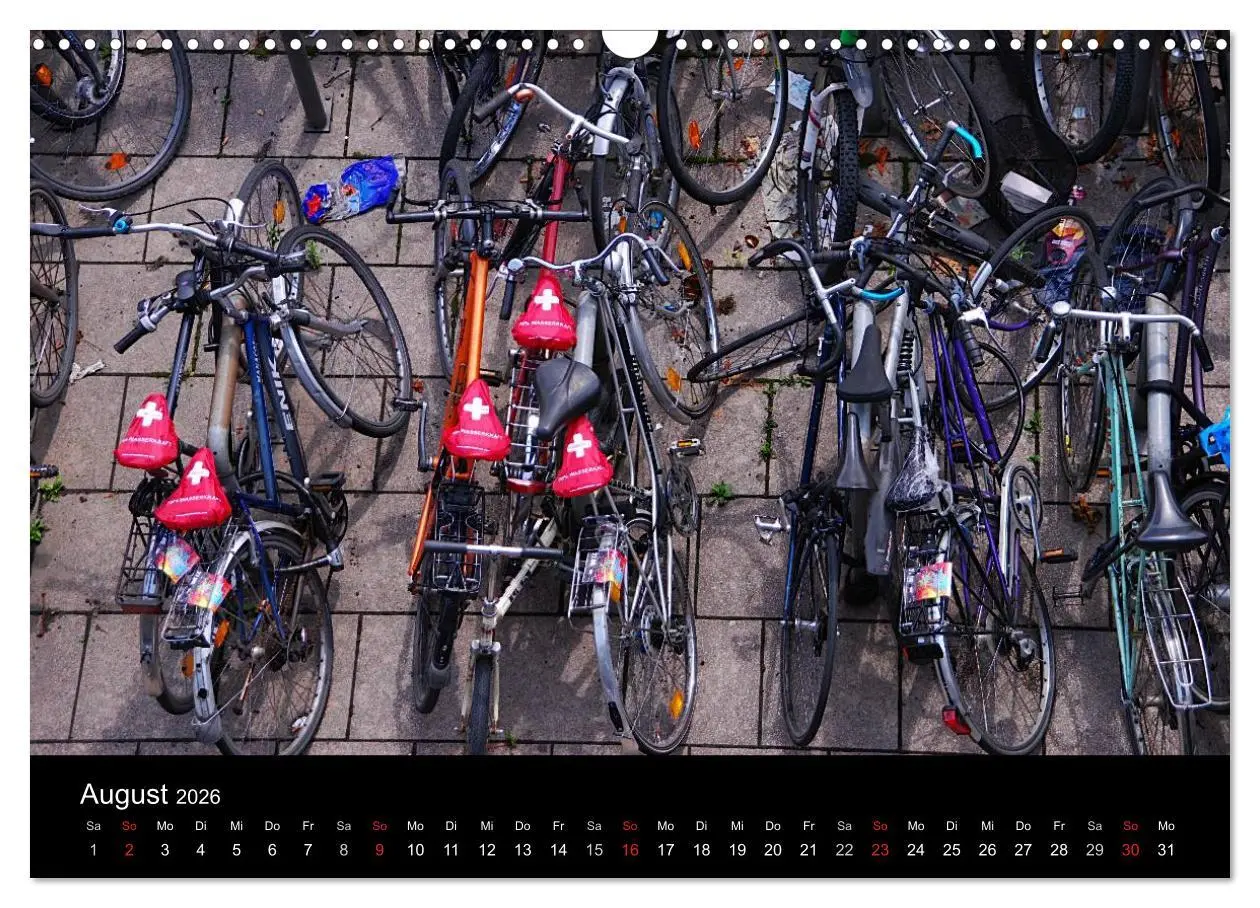 Bild: 9783516025149 | Mit dem Fahrrad durch 2026 (Wandkalender 2026 DIN A3 quer),...