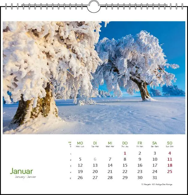 Bild: 9783861925149 | Freiburg 2026 | Postkarten-Tischkalender | Clemens Emmler | Kalender