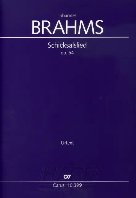 Cover: 9790007145149 | Schicksalslied | Full score | Rainer Boss | Partitur | Deutsch | 2014