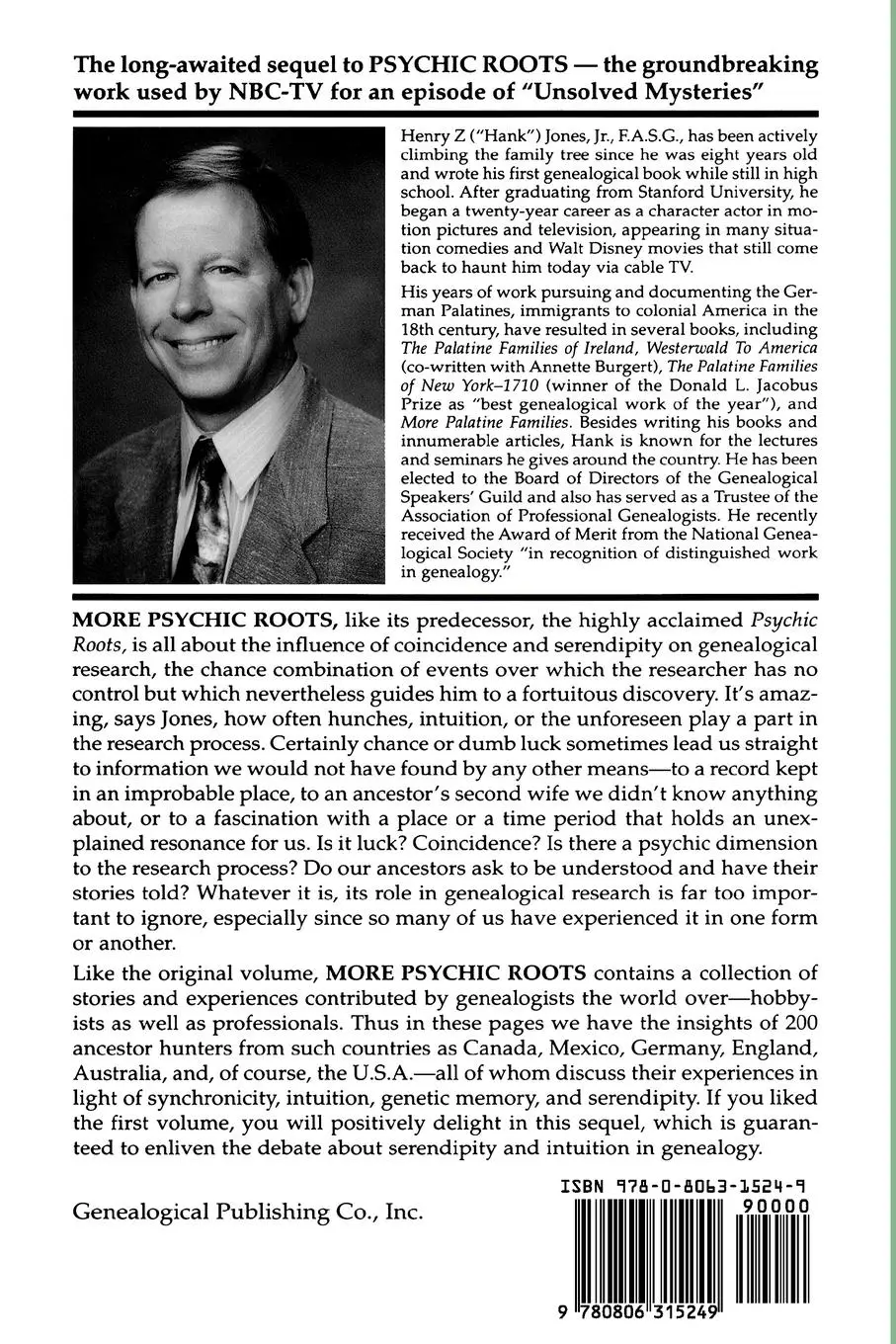 Rückseite: 9780806315249 | More Psychic Roots | Henry Z Jr. Jones | Taschenbuch | Englisch | 2009