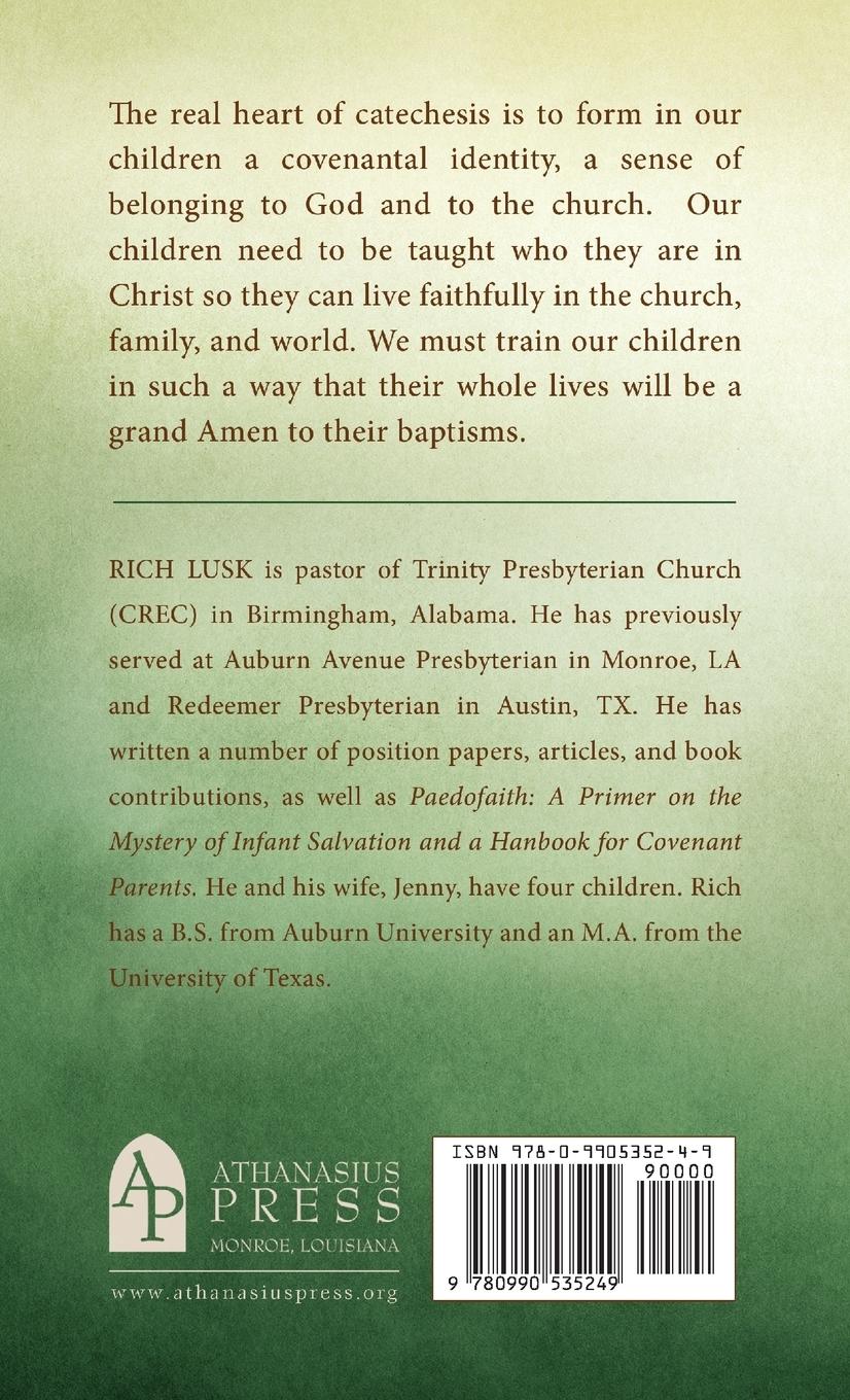 Rückseite: 9780990535249 | I Belong to God | A Catechism for Covenant Children | Rich Lusk | Buch