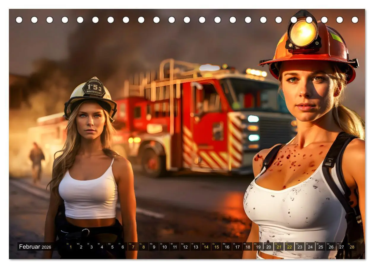 Bild: 9783457475249 | Sexy Feuerwehrfrauen: Hitzige Heldinnen zwischen Lippenstift und...
