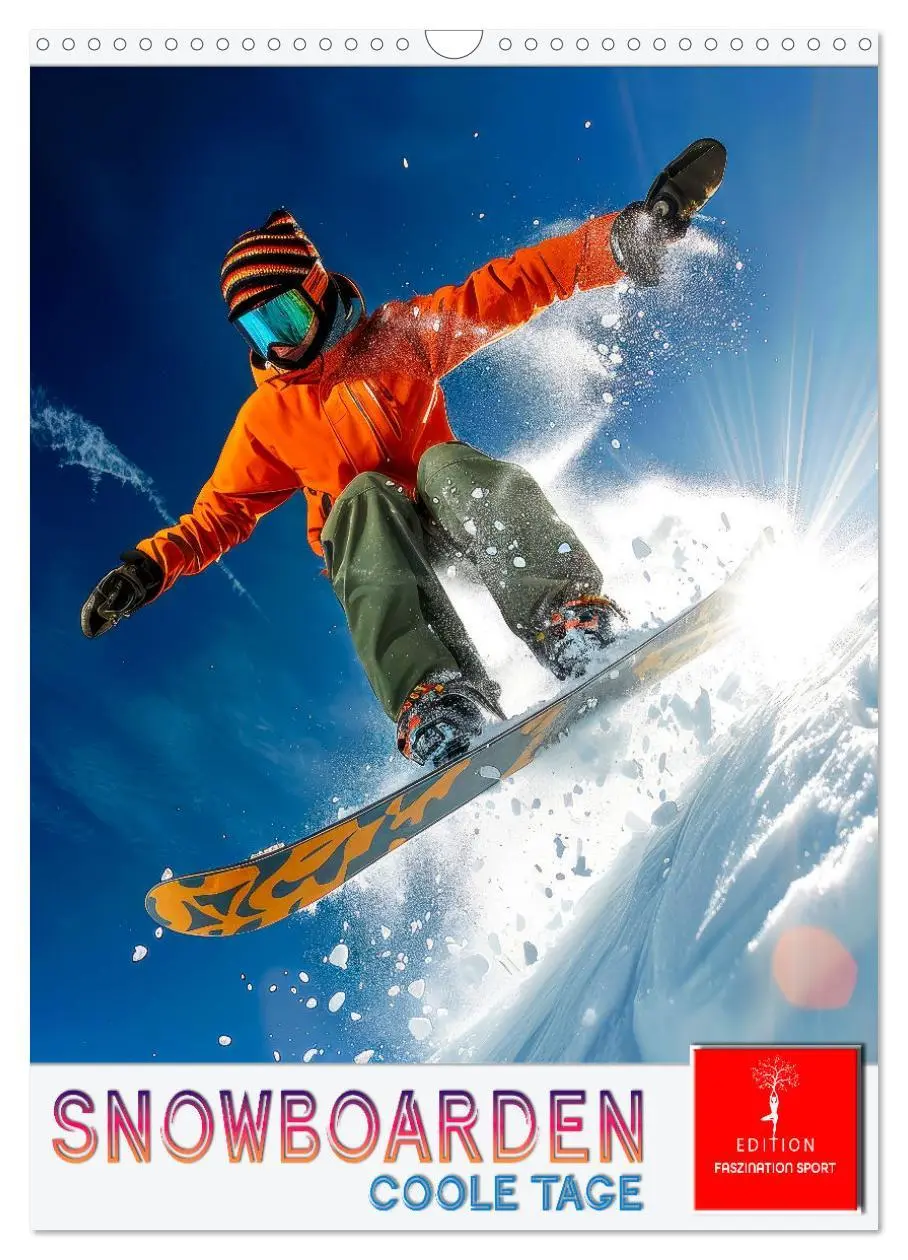 Cover: 9783516255249 | Snowboarden - coole Tage (Wandkalender 2026 DIN A3 hoch), CALVENDO...