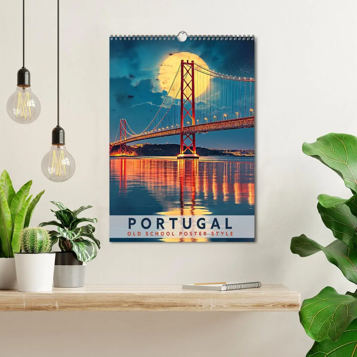 Bild: 9783516325249 | Portugal - Old School Poster Style (Wandkalender 2026 DIN A3 hoch),...