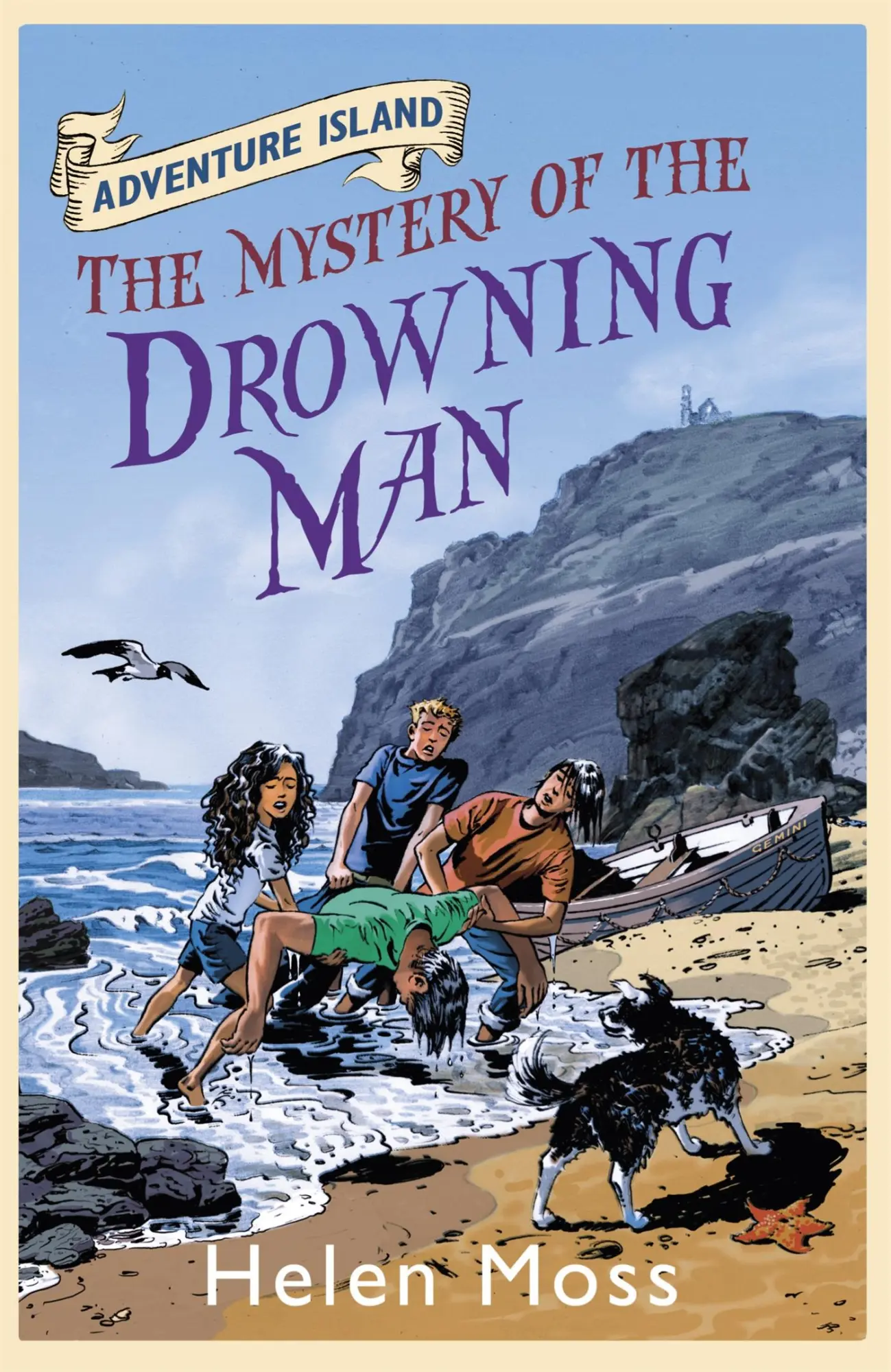 Cover: 9781444005349 | Adventure Island: The Mystery of the Drowning Man | Book 8 | Moss