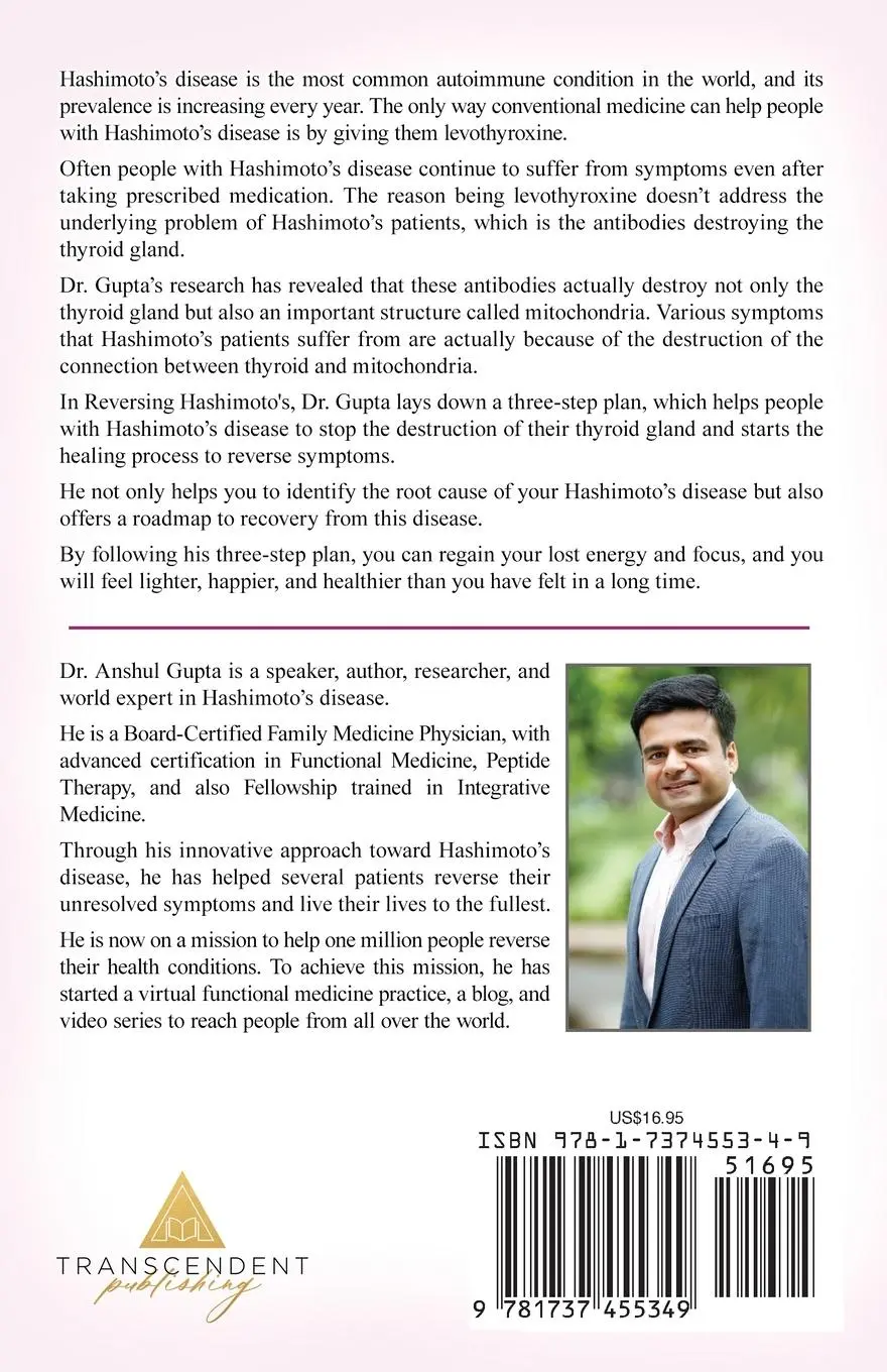Rückseite: 9781737455349 | Reversing Hashimoto's | Anshul Gupta | Taschenbuch | Englisch | 2021