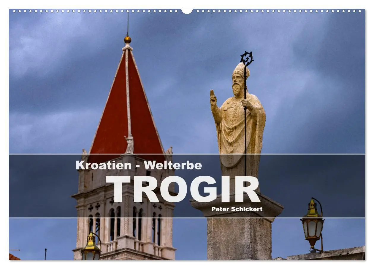 Cover: 9783457395349 | Kroatien - Welterbe Trogir (Wandkalender 2026 DIN A2 quer),...