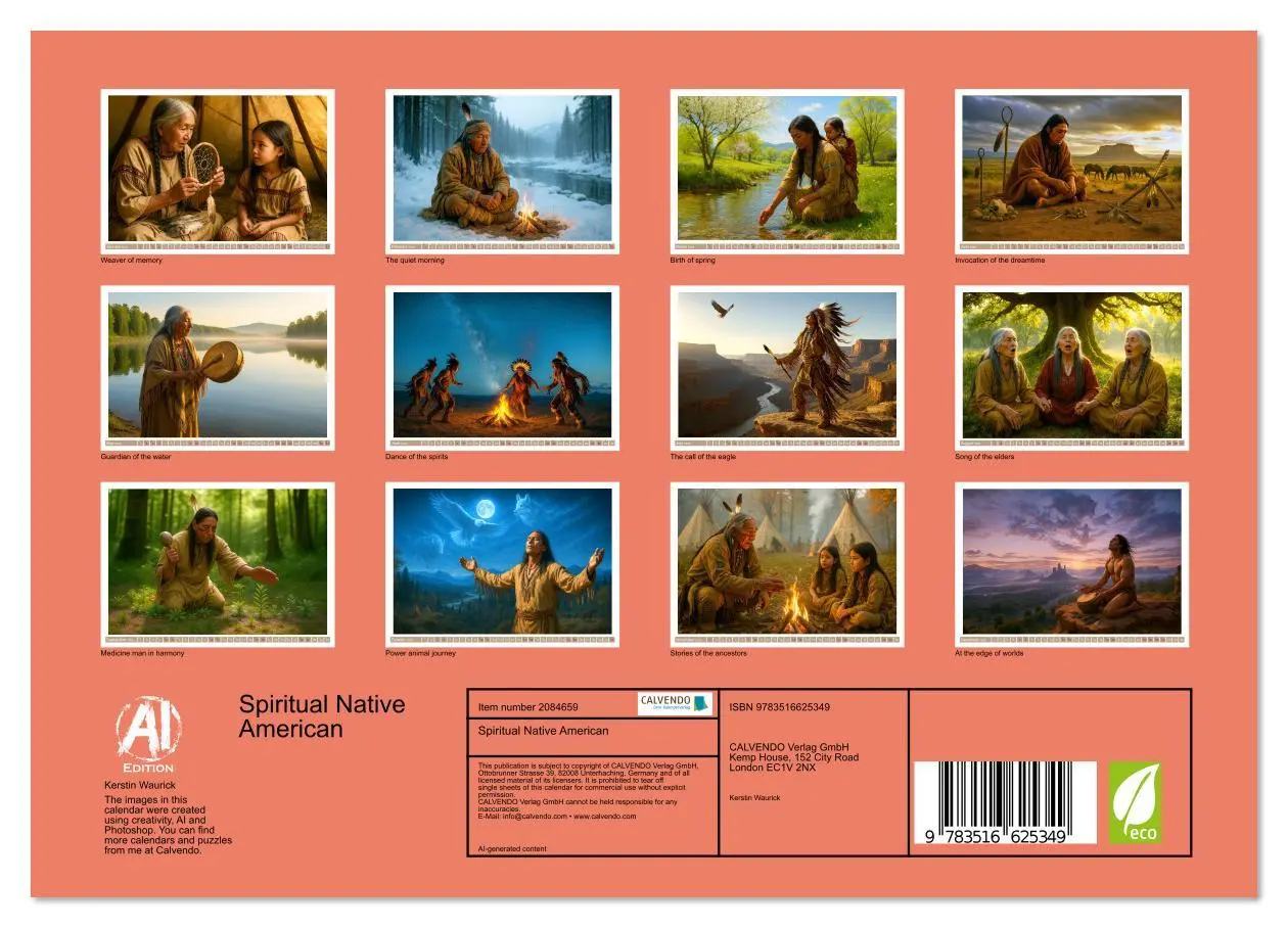 Bild: 9783516625349 | Spiritual Native American (Wall Calendar 2026 DIN A4 landscape),...