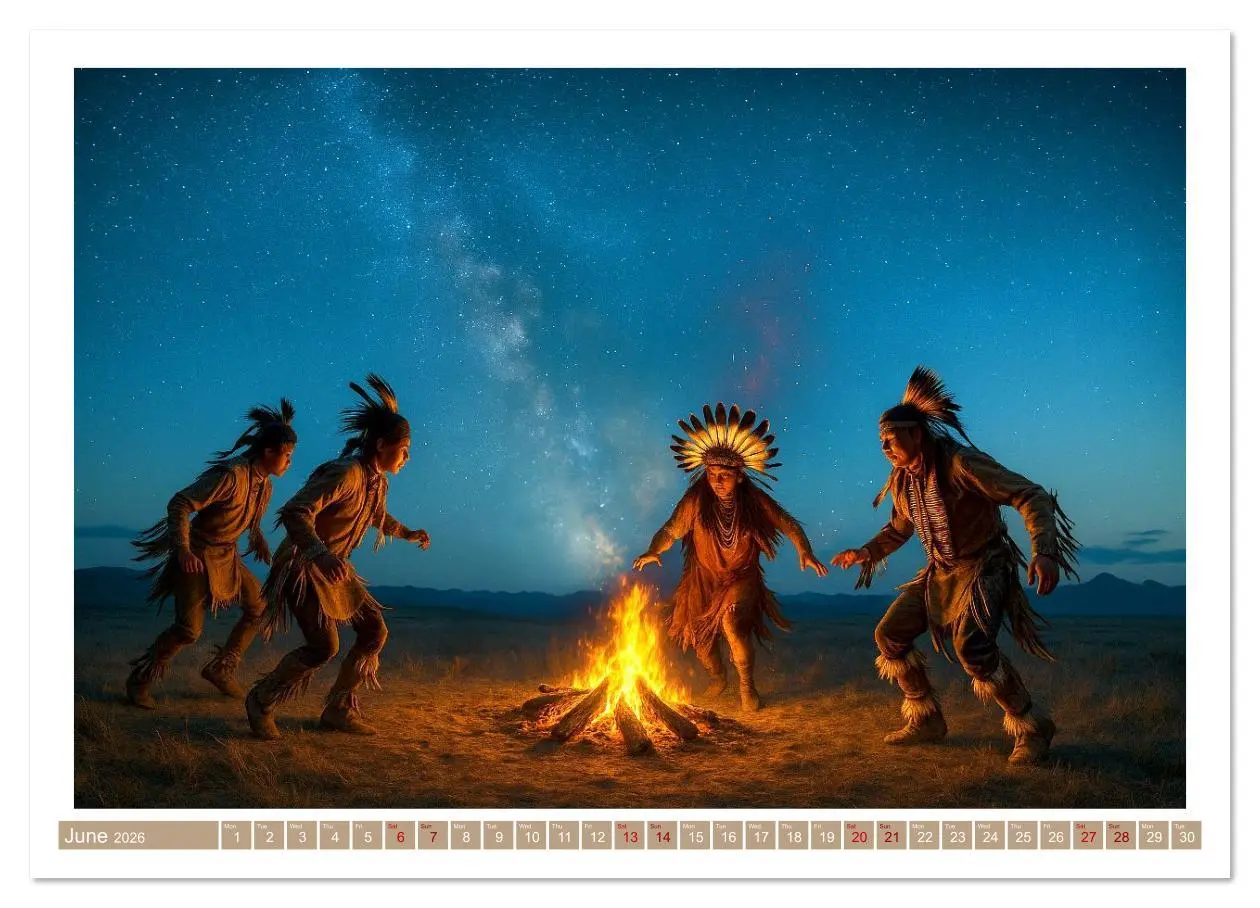 Bild: 9783516625349 | Spiritual Native American (Wall Calendar 2026 DIN A4 landscape),...