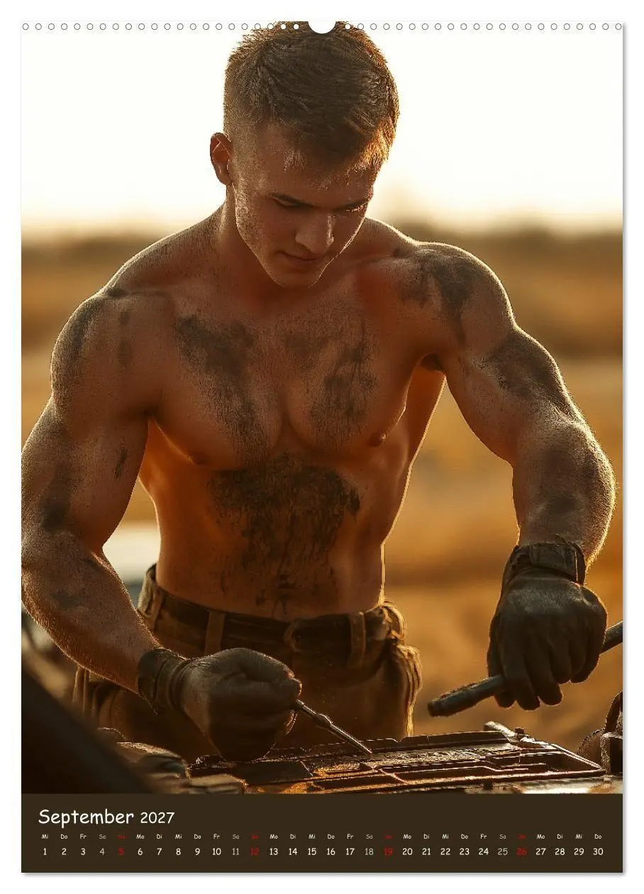 Bild: 9783516935349 | Harte Männer - Sexy Bauarbeiter mit Sixpack (hochwertiger Premium...