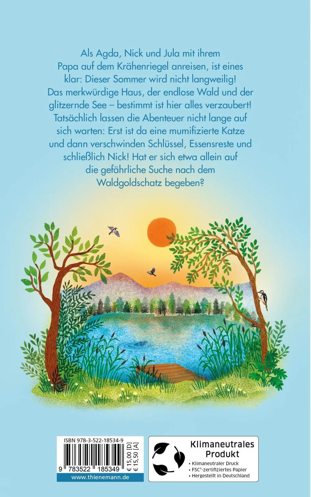 Rückseite: 9783522185349 | Unser Sommer am See | Nikola Huppertz | Buch | 272 S. | Deutsch | 2022