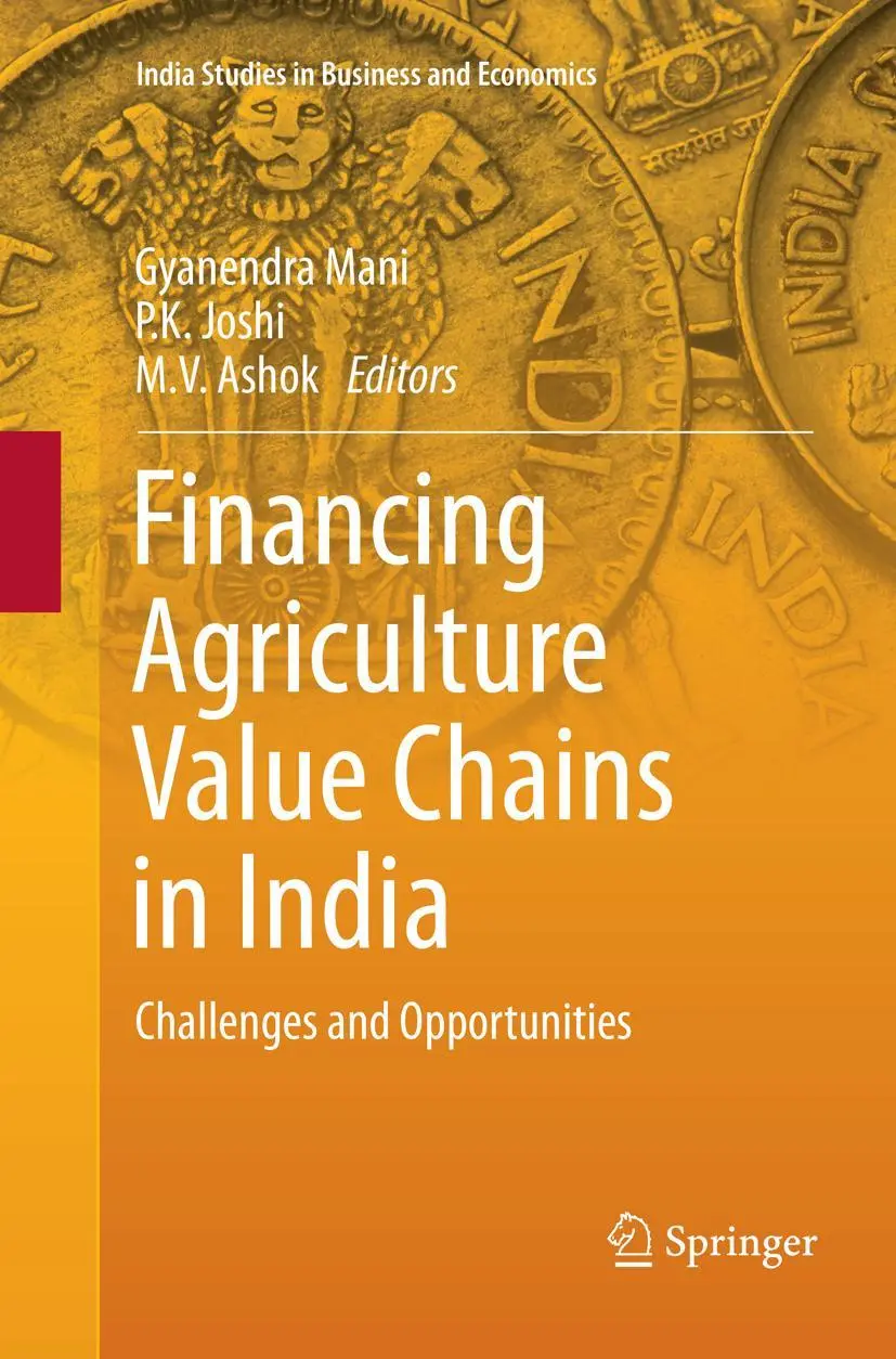 Cover: 9789811355349 | Financing Agriculture Value Chains in India | Gyanendra Mani (u. a.)