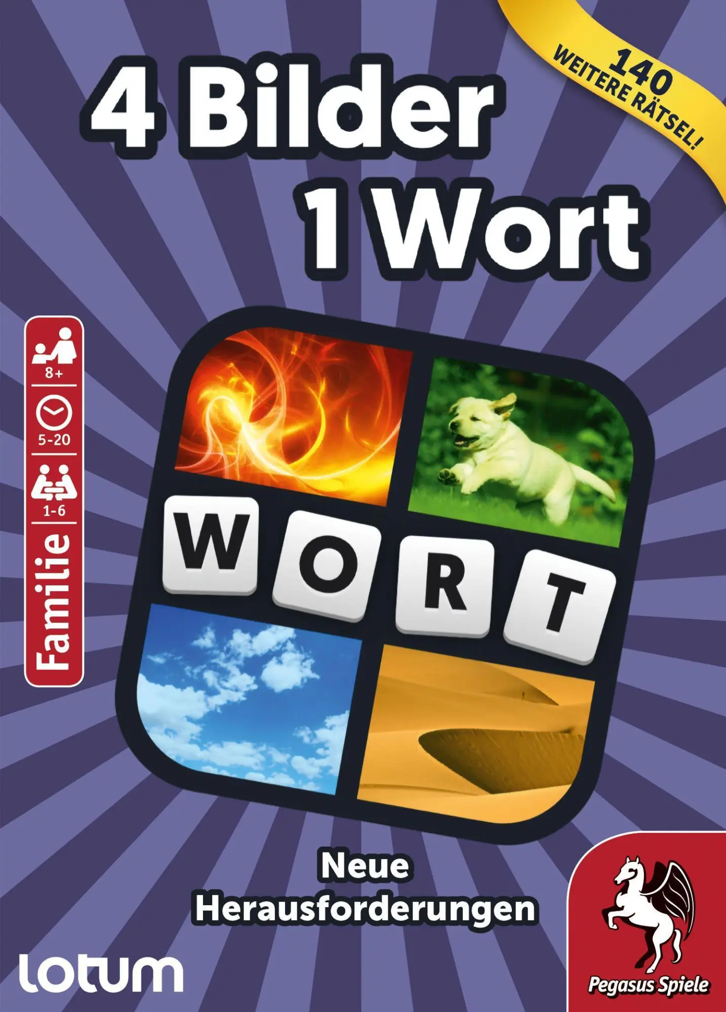 Cover: 4250231725449 | 4 Bilder 1 Wort - Neue Herausforderungen | Spiel | Brettspiel | 18334G
