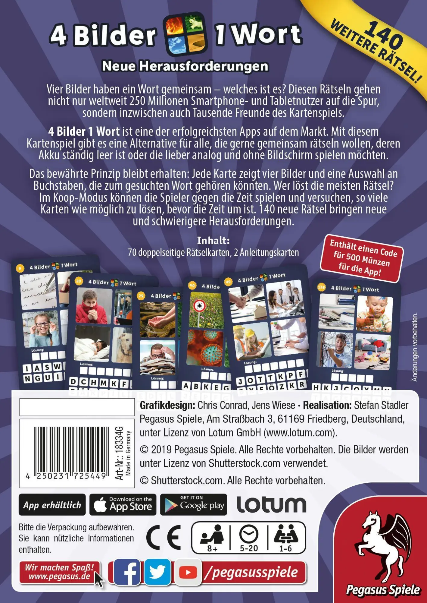 Bild: 4250231725449 | 4 Bilder 1 Wort - Neue Herausforderungen | Spiel | Brettspiel | 18334G