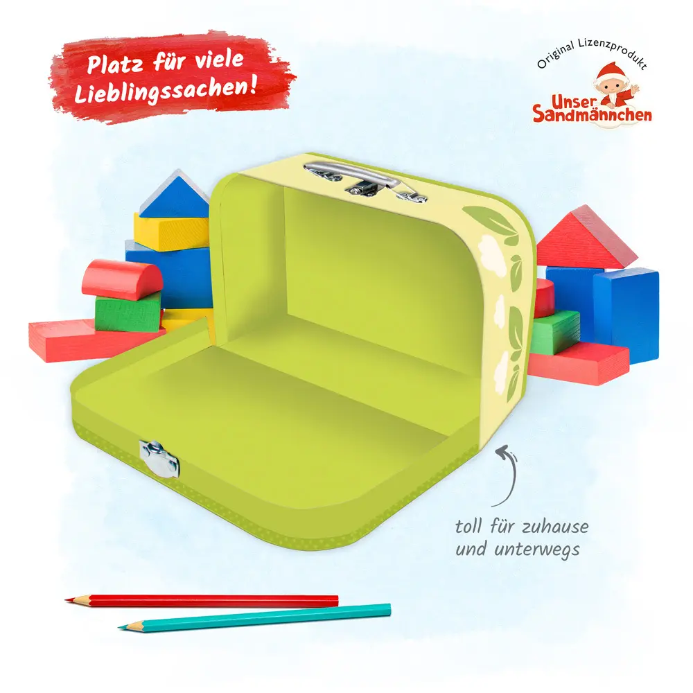 Bild: 4260500165449 | Kinderkoffer "Unser Sandmännchen" Lokomotive | 16544N | Deutsch | 2019