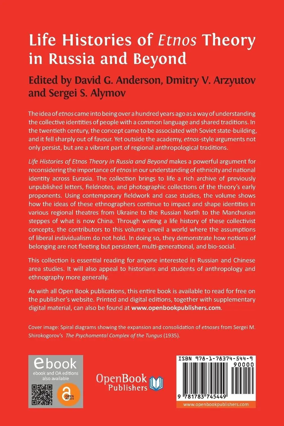 Rückseite: 9781783745449 | Life Histories of Etnos Theory in Russia and Beyond | Anderson (u. a.)