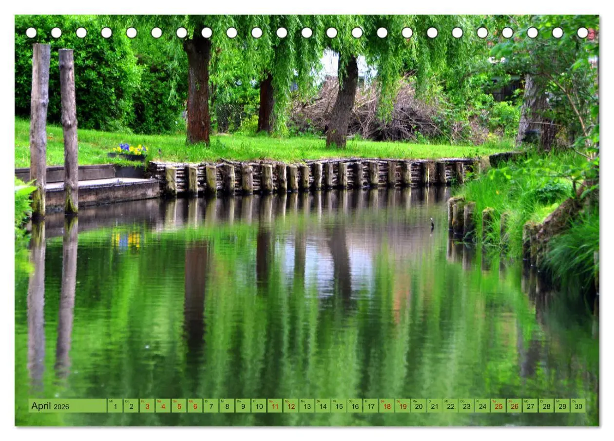 Bild: 9783457765449 | Spreewald - Idyllische Heimat der Sorben (Tischkalender 2026 DIN A5...