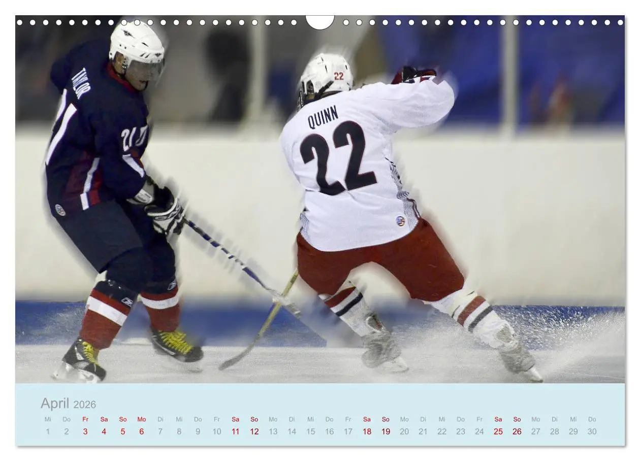 Bild: 9783457835449 | Eishockey! Schneller, härter, das Powergame! (Wandkalender 2026 DIN...